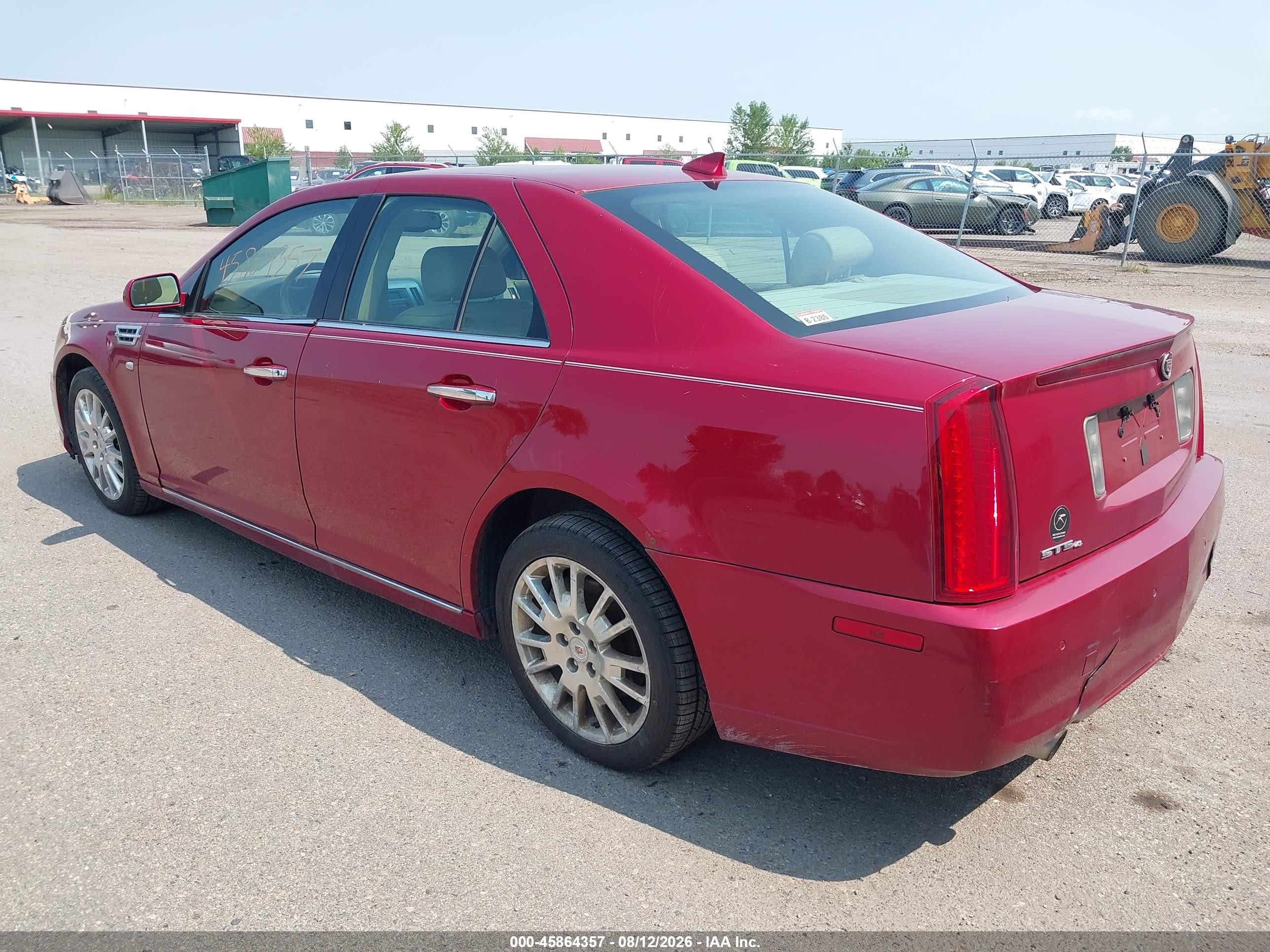 2010 Cadillac Sts Luxury Package Red vin: 1G6DU6EV1A0122867