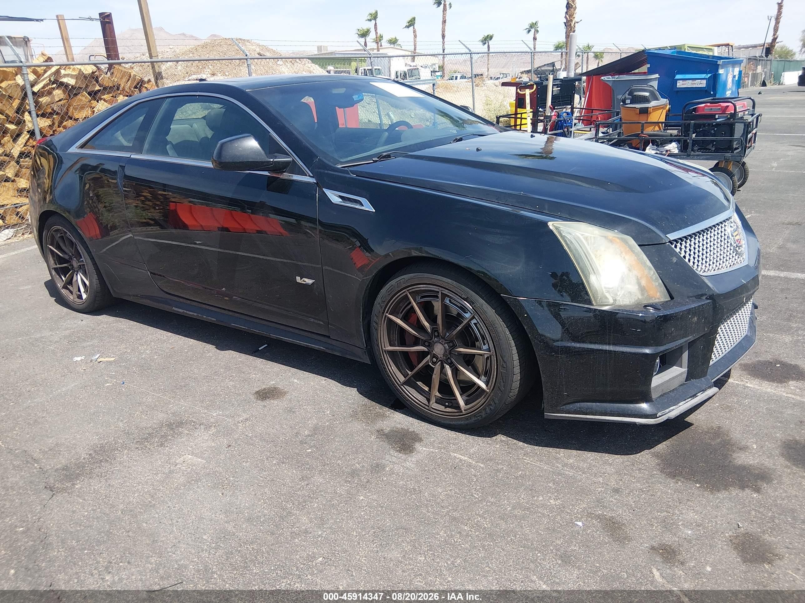 2011 Cadillac Cts-v   Black vin: 1G6DV1EP0B0112463