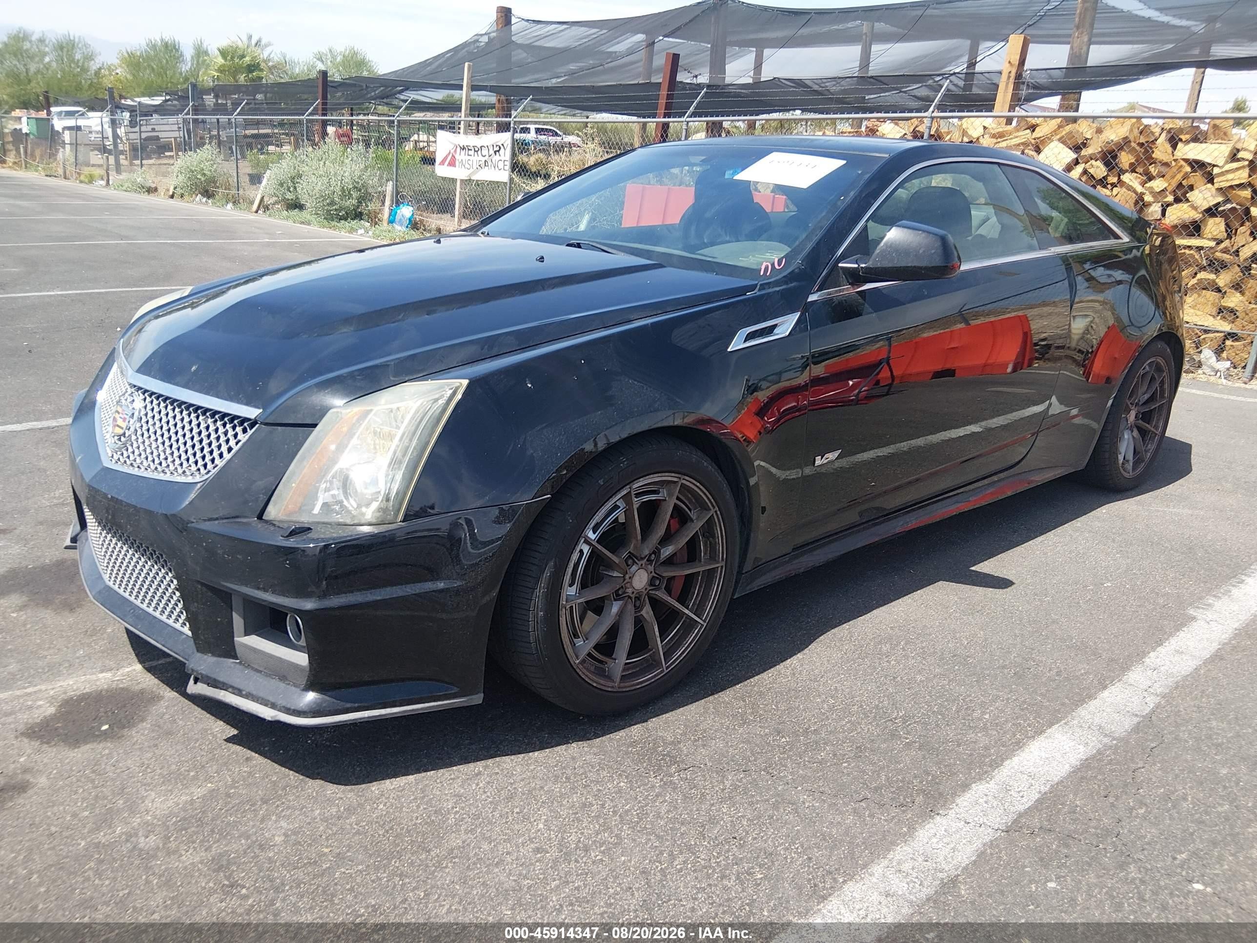 2011 Cadillac Cts-v   Black vin: 1G6DV1EP0B0112463
