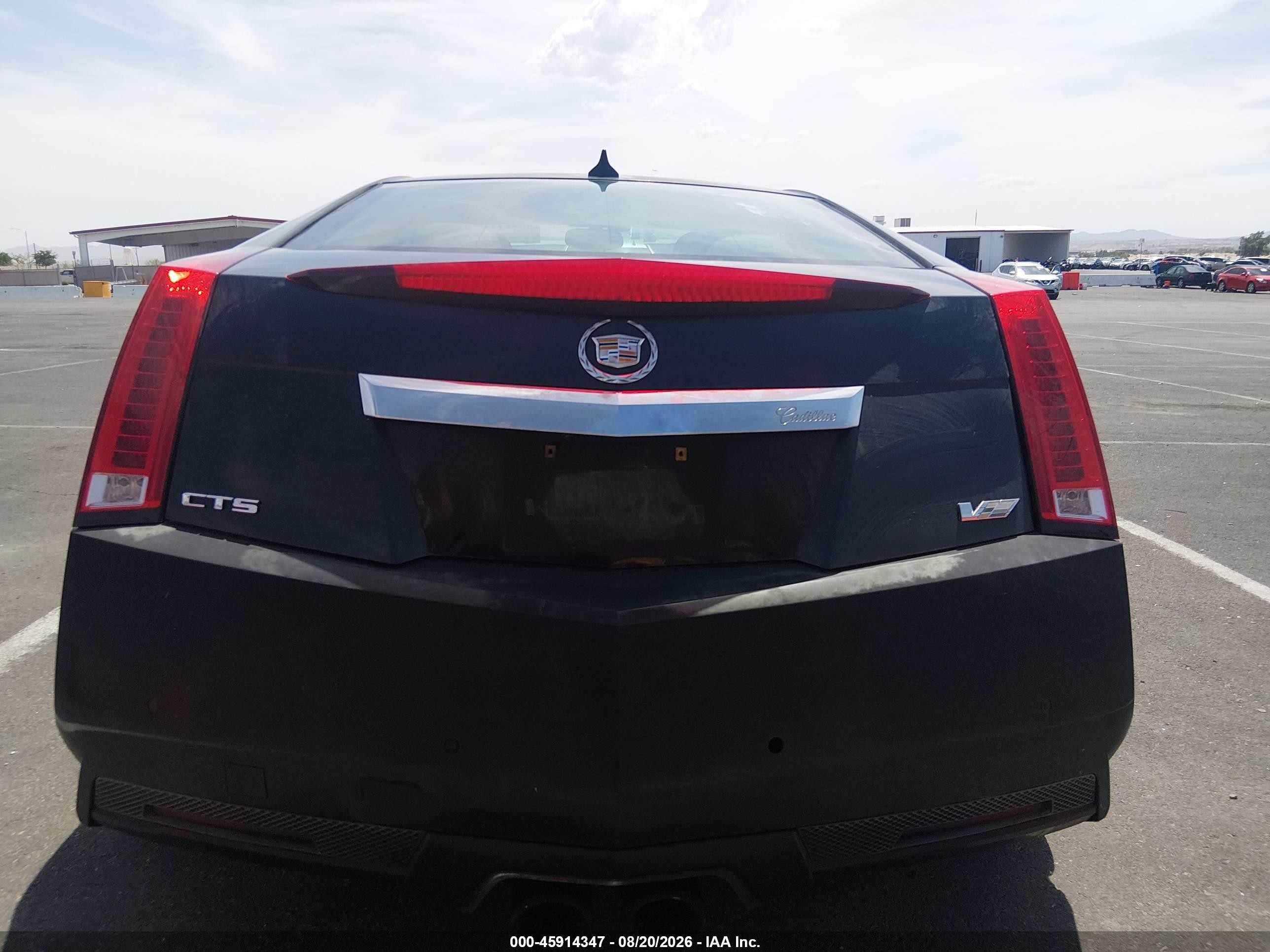 2011 Cadillac Cts-v   Black vin: 1G6DV1EP0B0112463