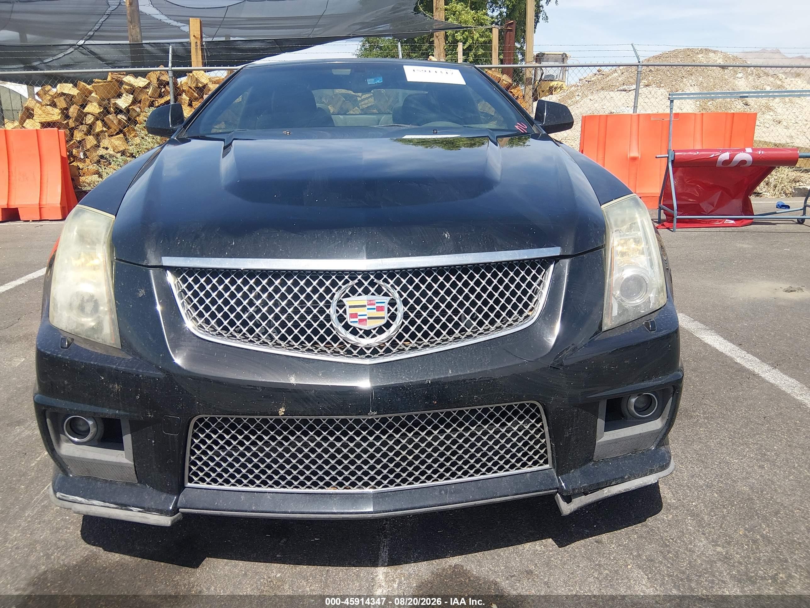 2011 Cadillac Cts-v   Black vin: 1G6DV1EP0B0112463
