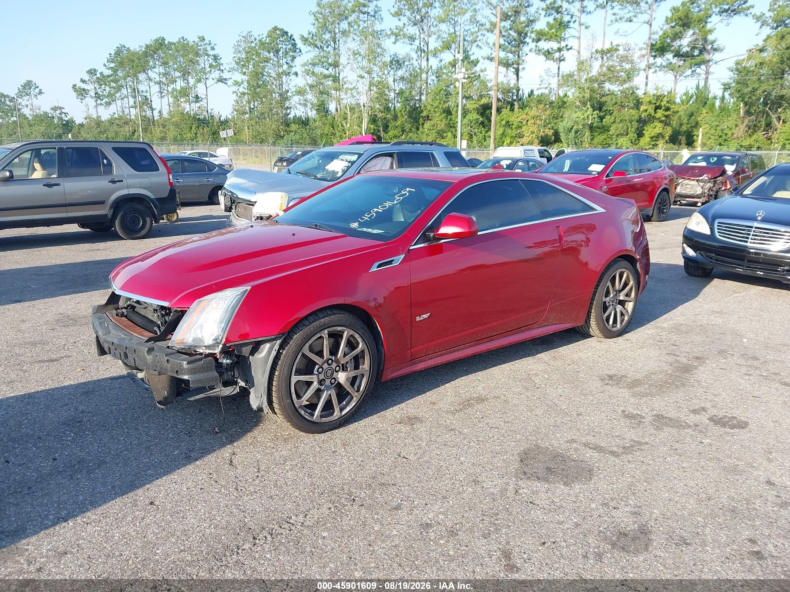 2011 Cadillac Cts-v   Red vin: 1G6DV1EP0B0168953