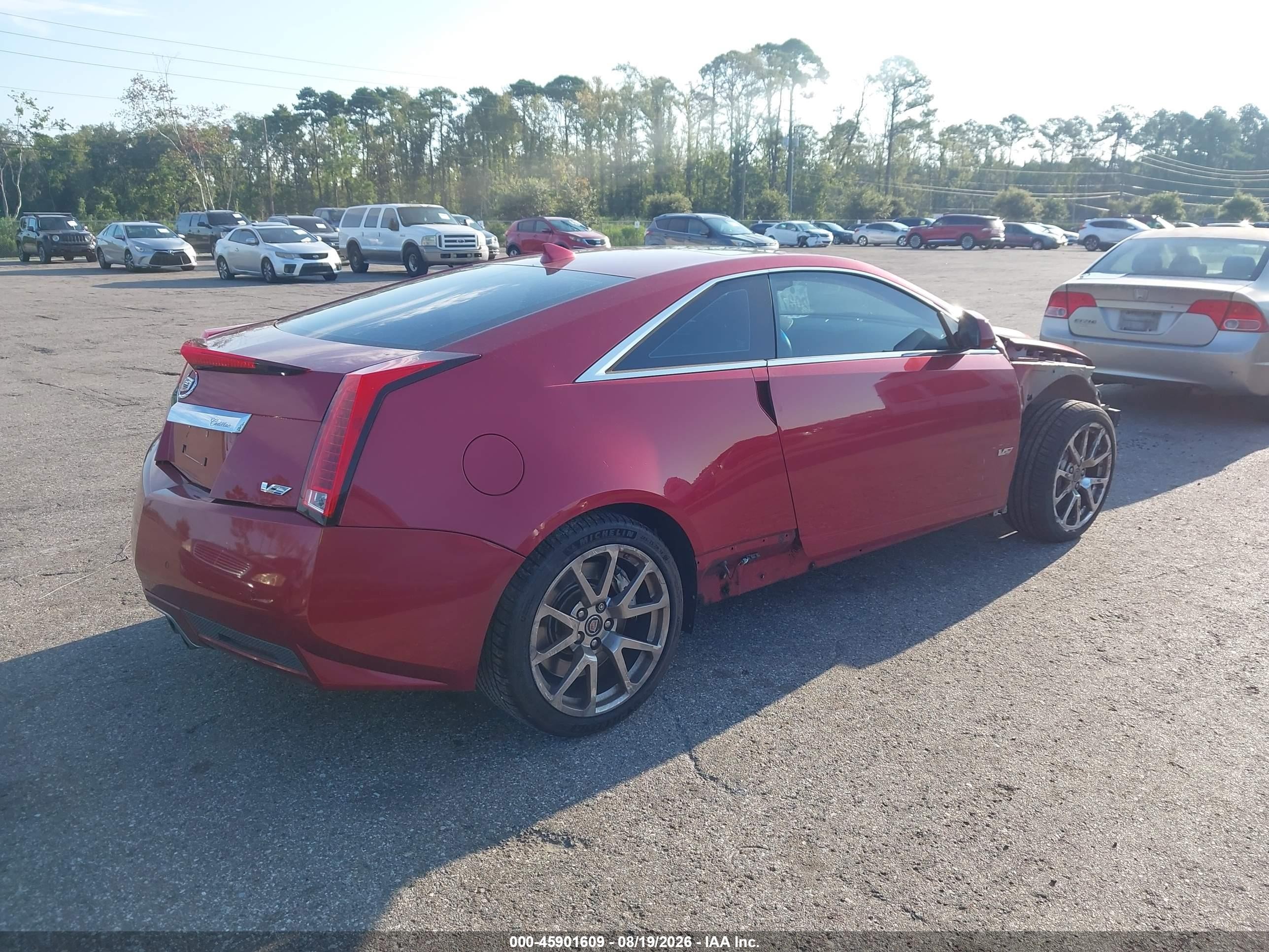 2011 Cadillac Cts-v   Red vin: 1G6DV1EP0B0168953