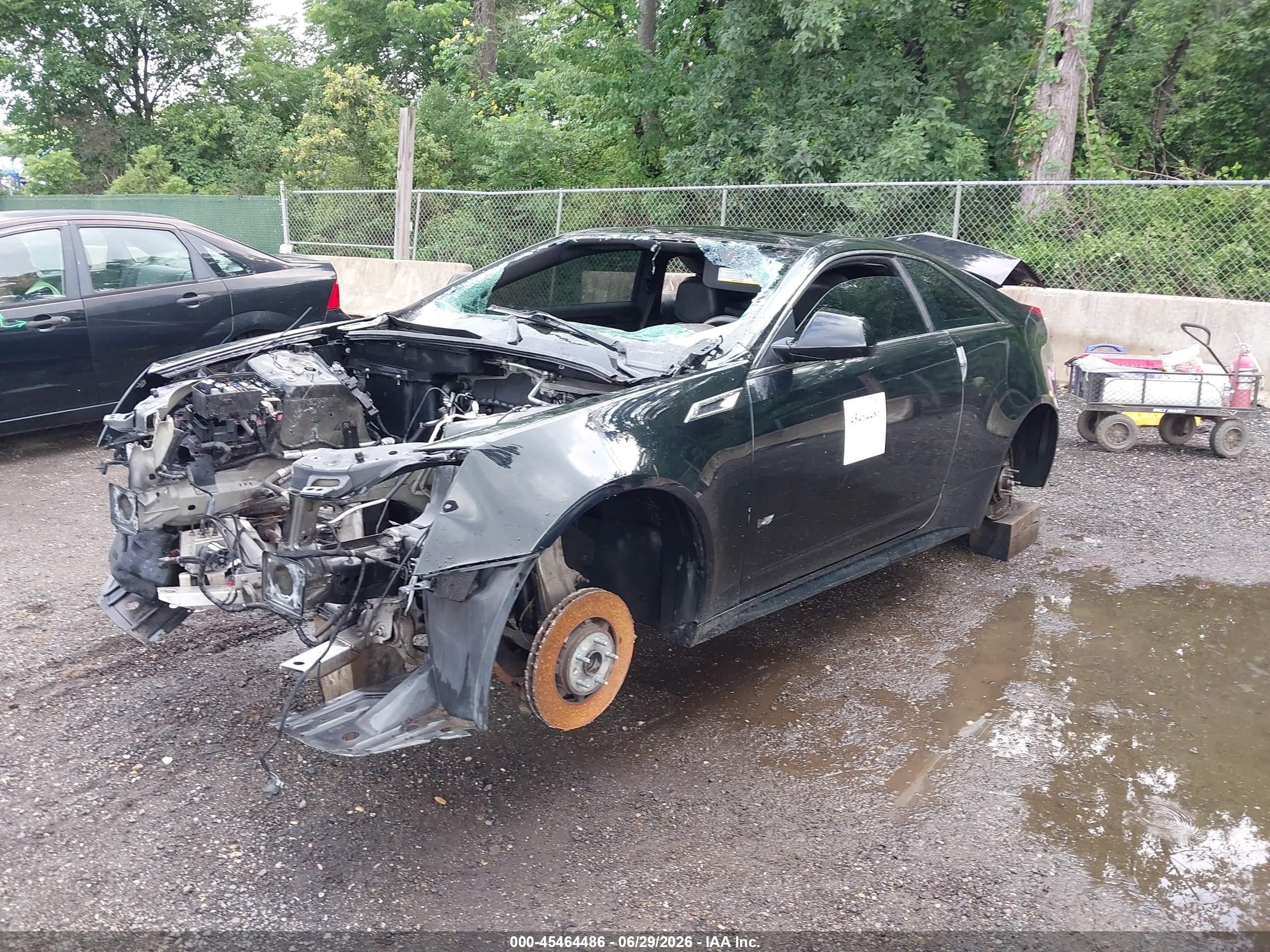 2012 Cadillac Cts-v Black vin: 1G6DV1EP1C0146090