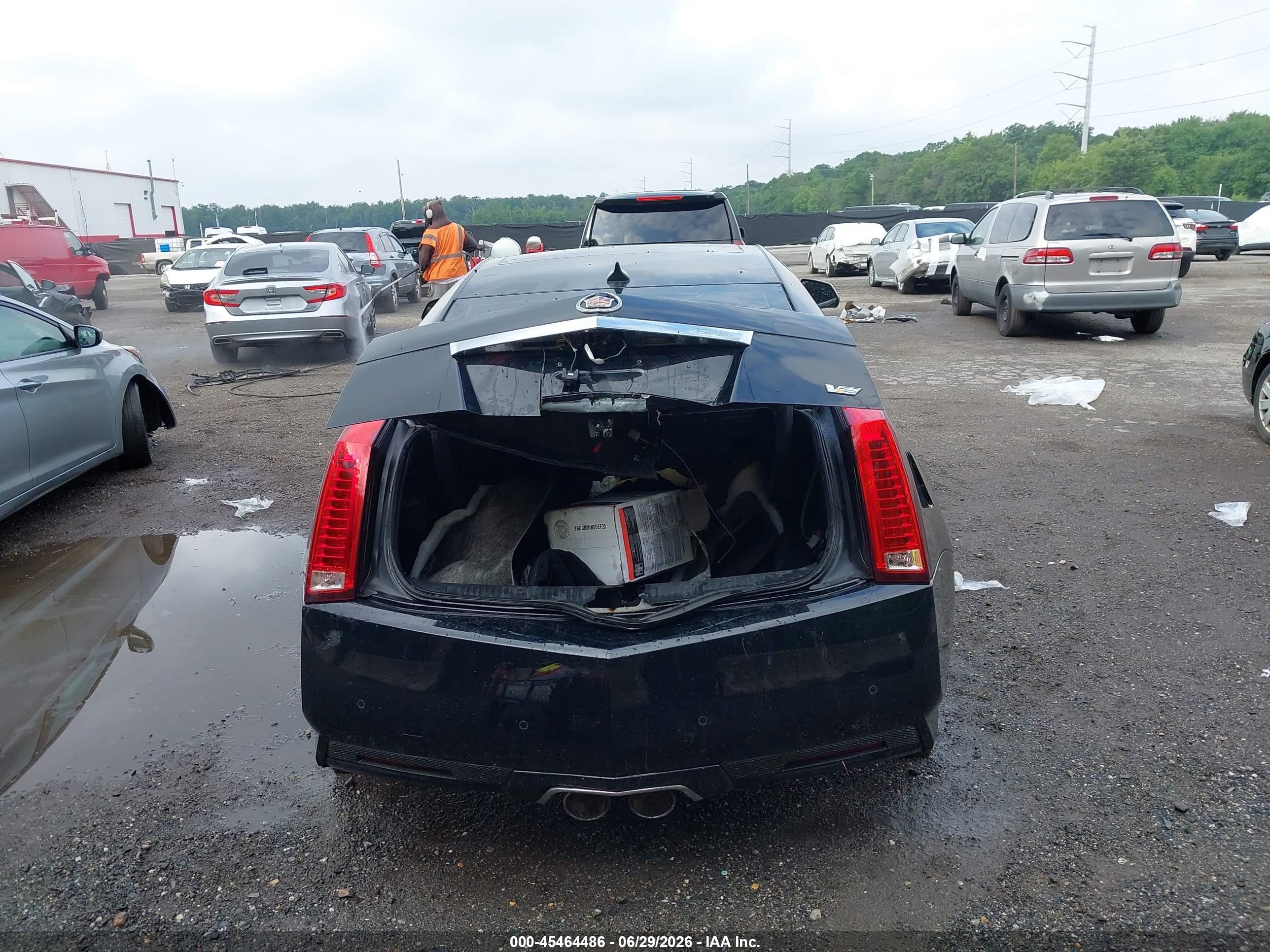 2012 Cadillac Cts-v Black vin: 1G6DV1EP1C0146090