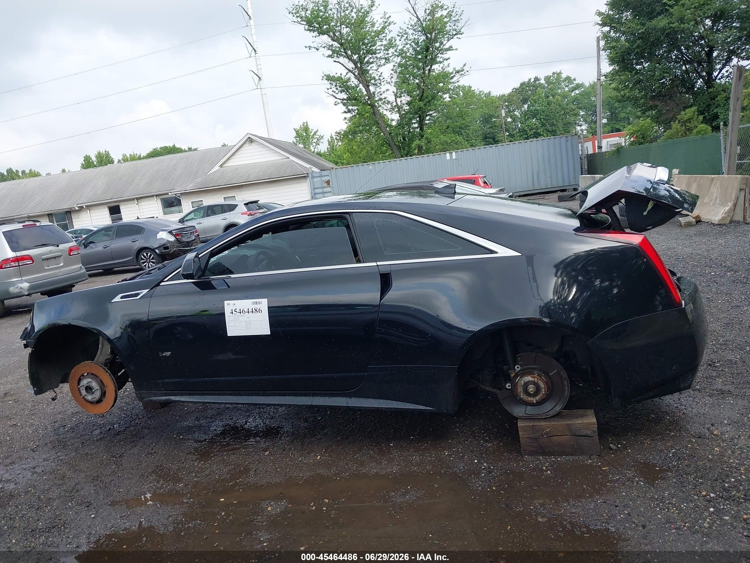 2012 Cadillac Cts-v Black vin: 1G6DV1EP1C0146090