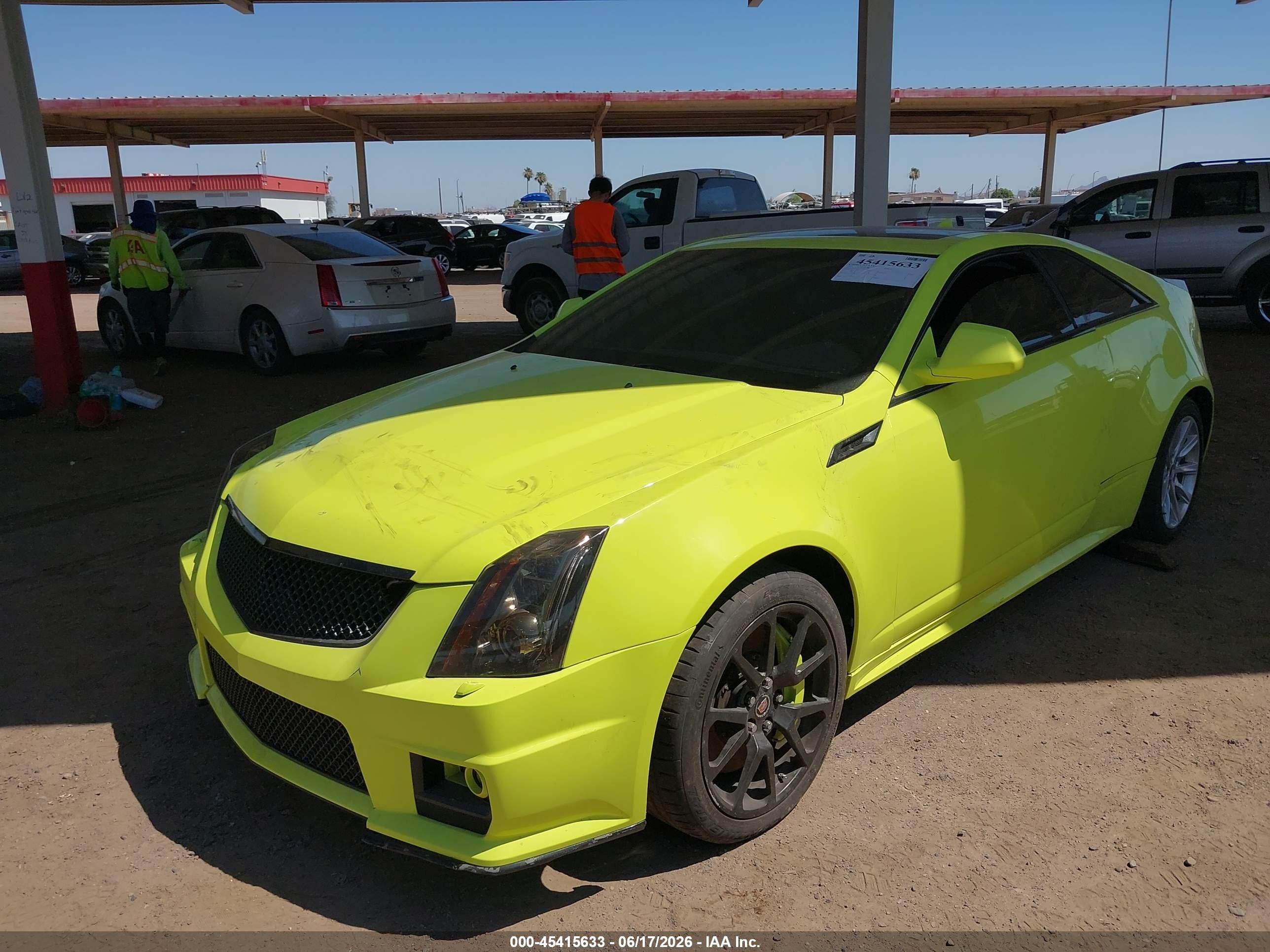 2015 Cadillac Cts-v   Green vin: 1G6DV1EP1F0100215