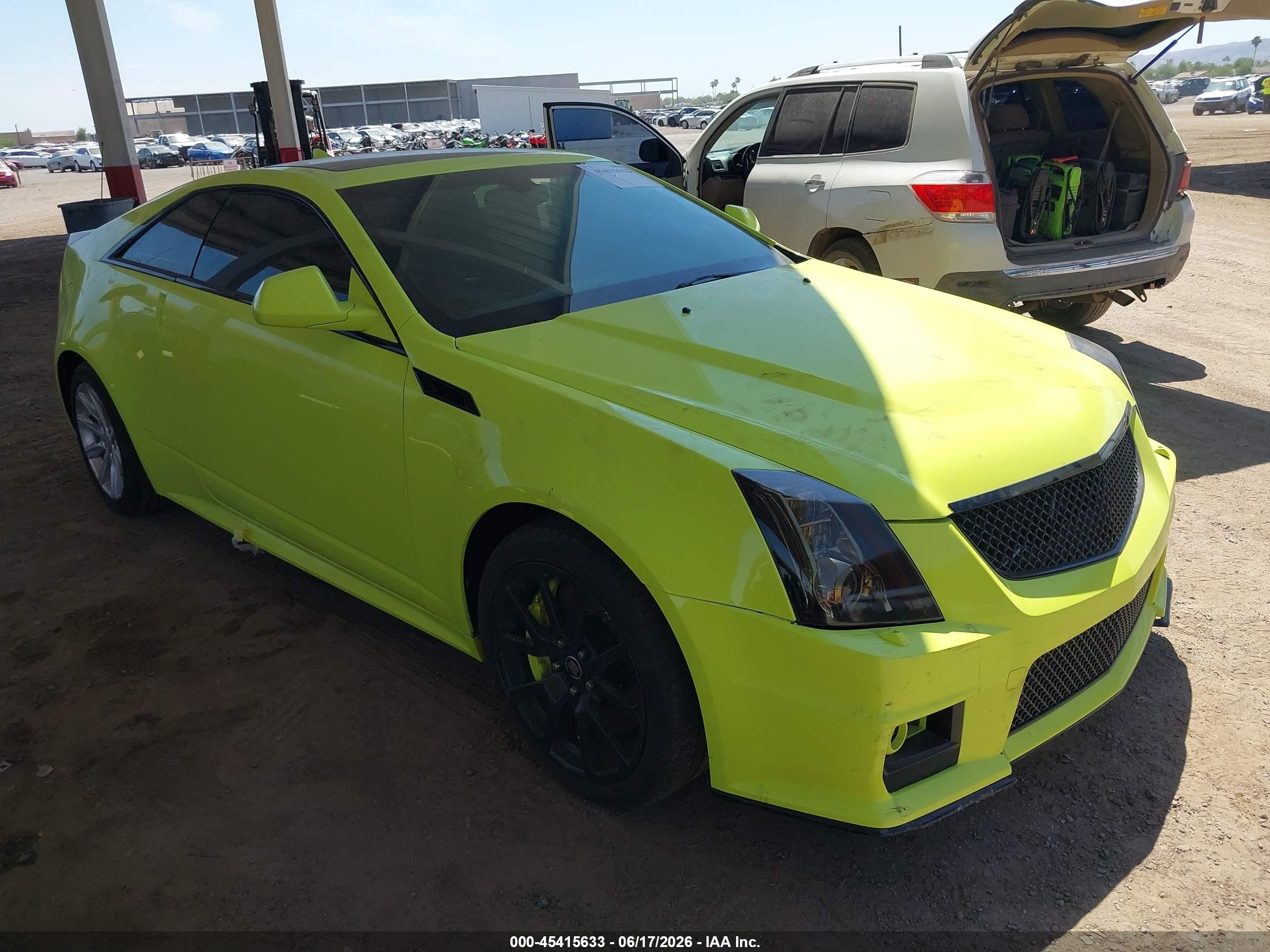2015 Cadillac Cts-v   Green vin: 1G6DV1EP1F0100215