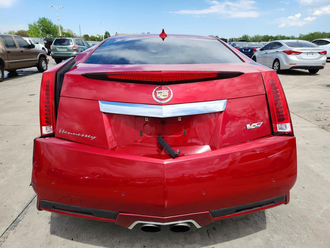 2011 Cadillac Cts-v Red vin: 1G6DV1EP2B0135744