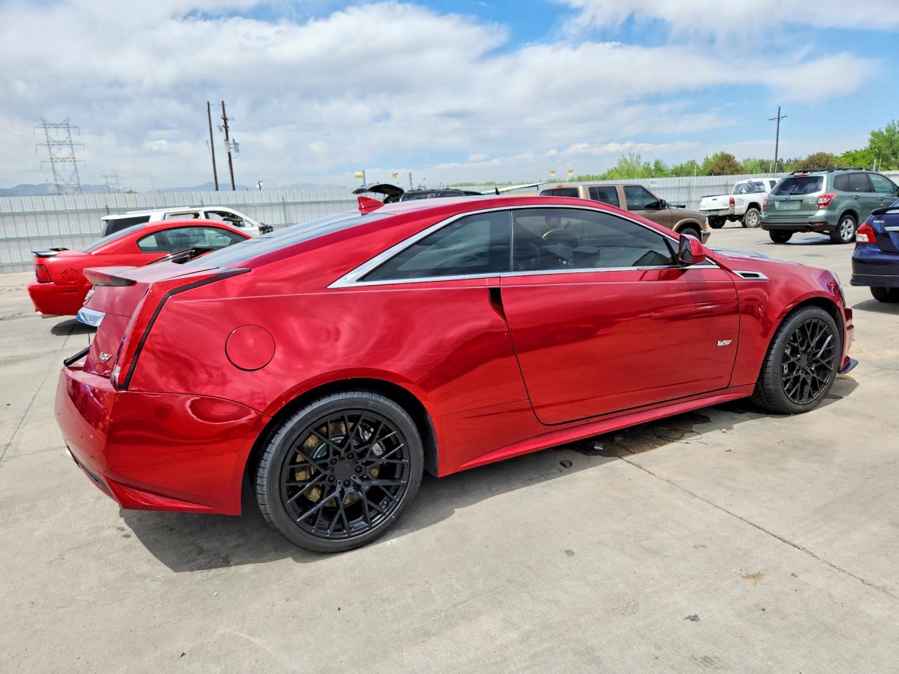 2011 Cadillac Cts-v Red vin: 1G6DV1EP2B0135744