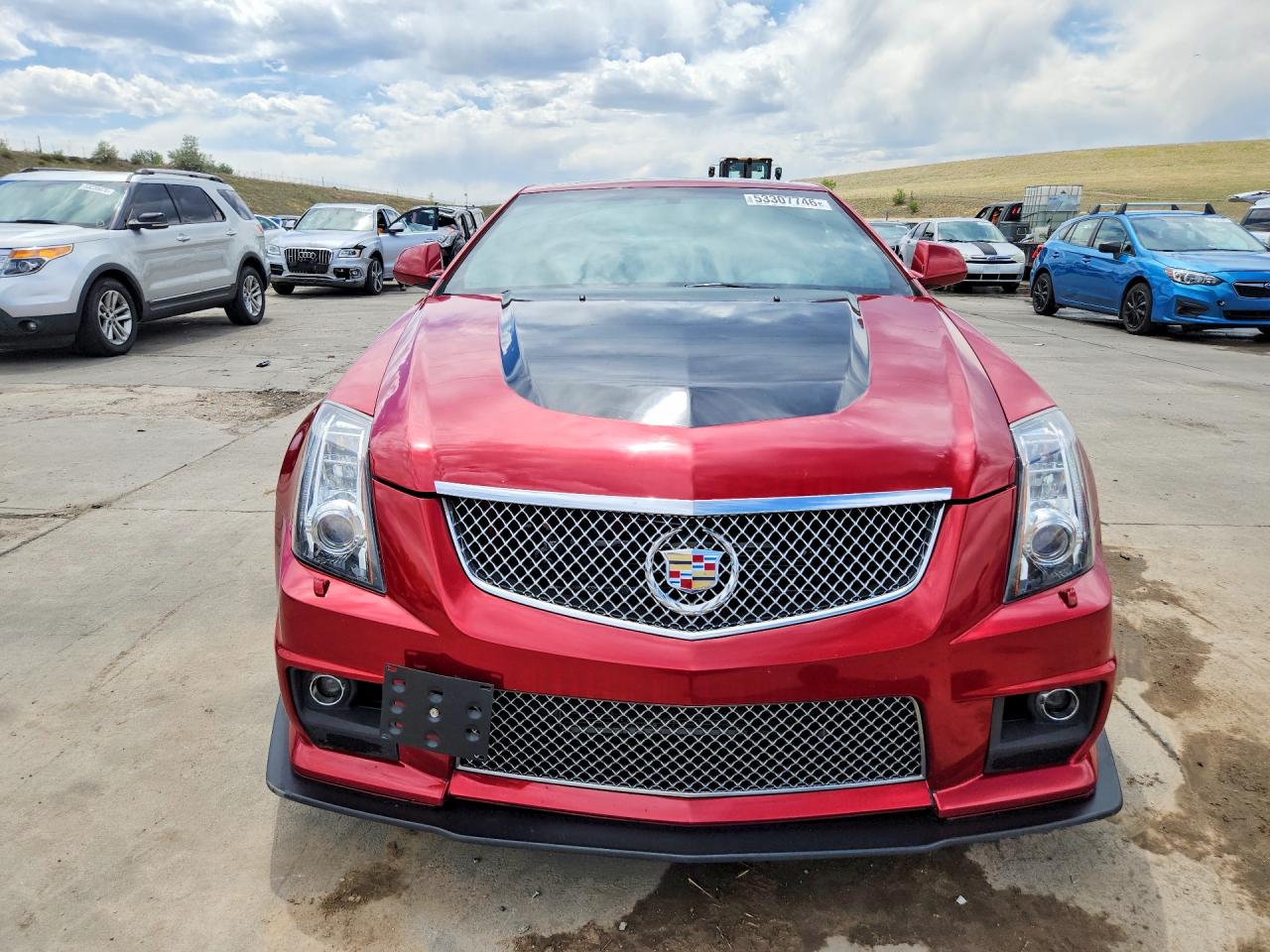 2011 Cadillac Cts-v Red vin: 1G6DV1EP2B0135744