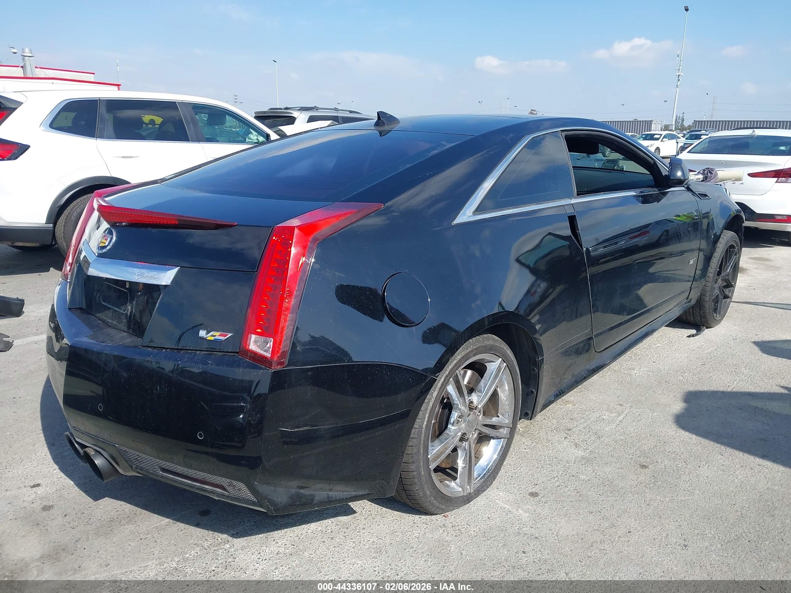 2013 Cadillac Cts-v   Black vin: 1G6DV1EP3D0107096