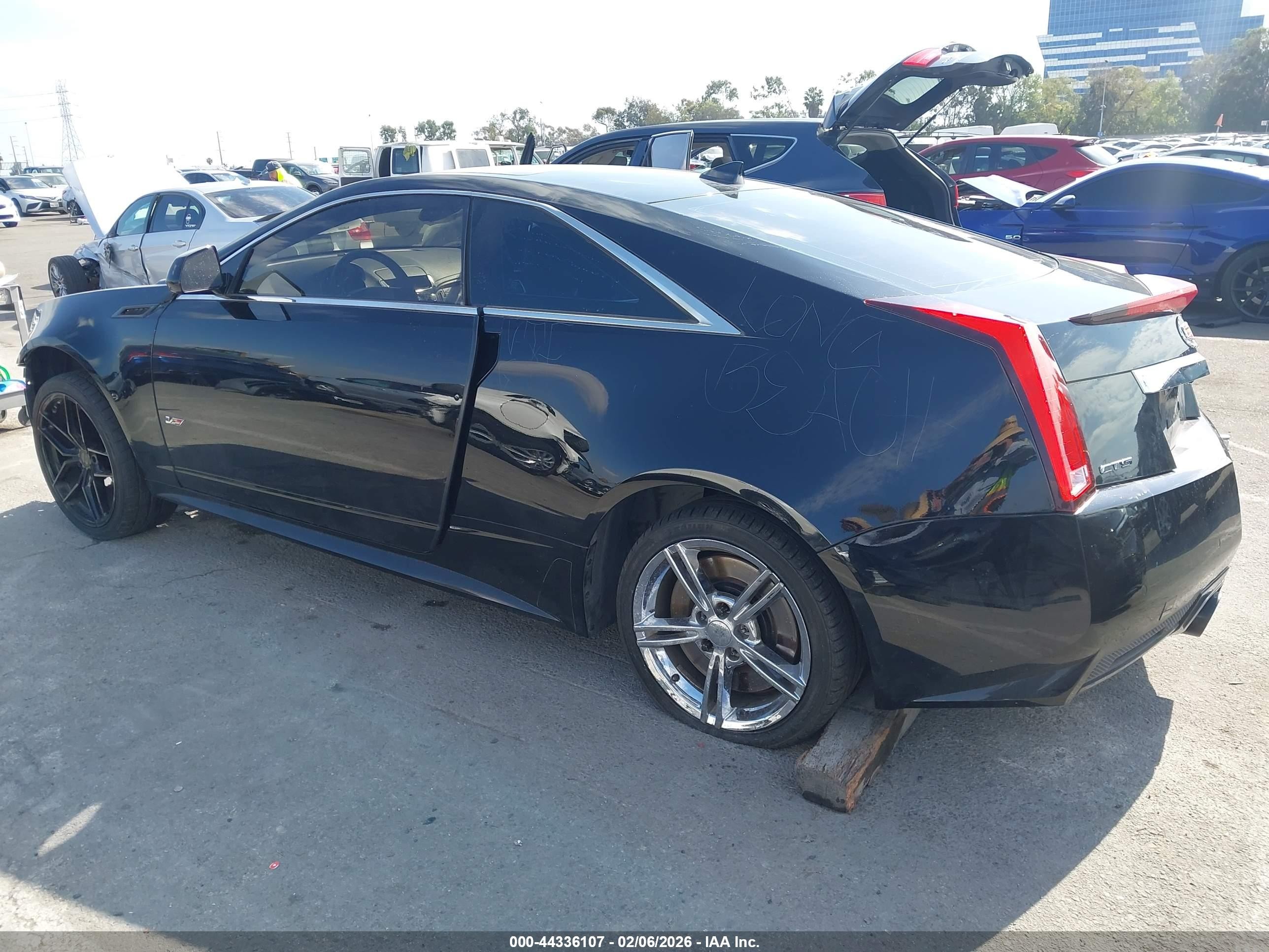2013 Cadillac Cts-v   Black vin: 1G6DV1EP3D0107096
