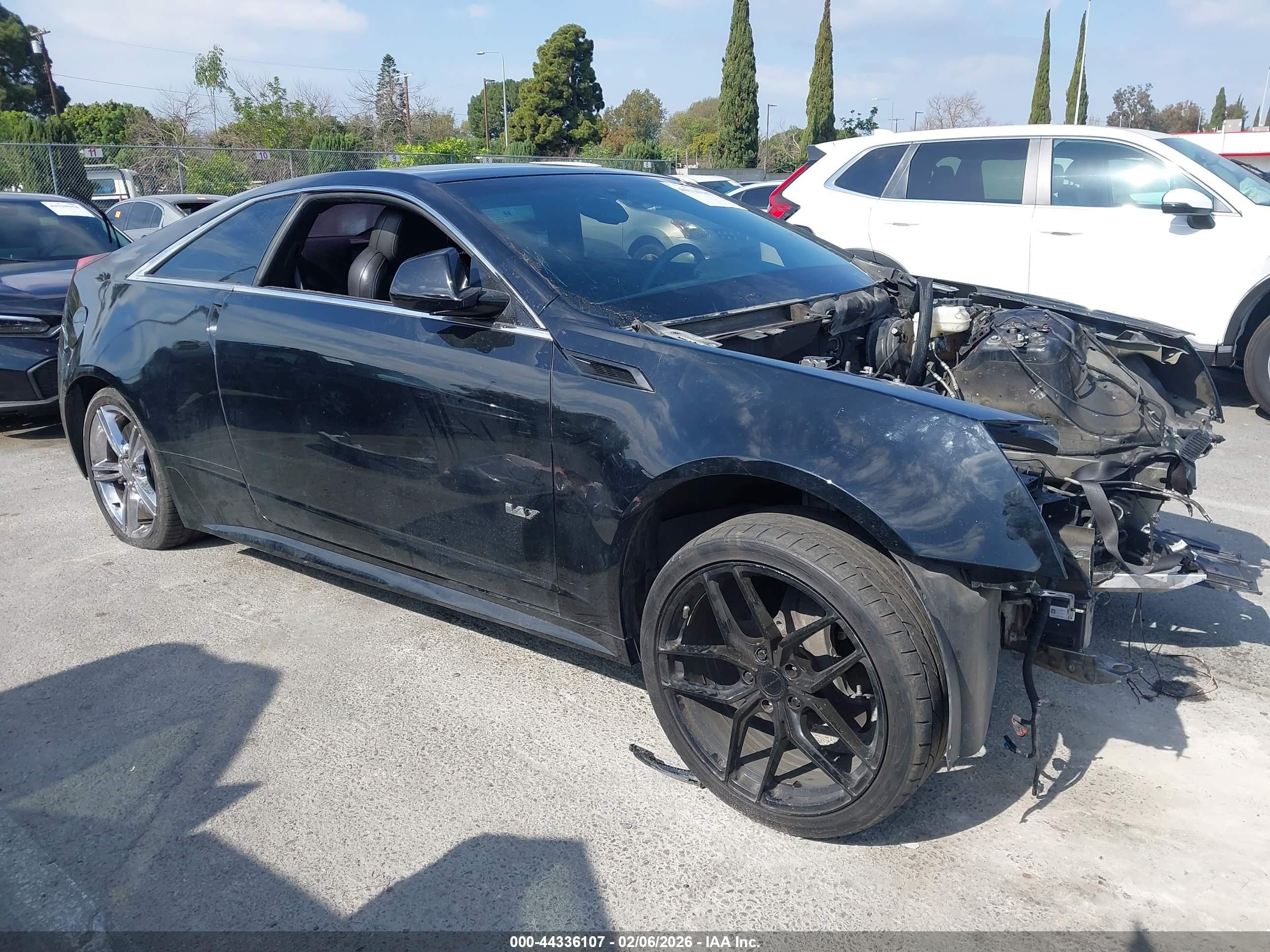 2013 Cadillac Cts-v   Black vin: 1G6DV1EP3D0107096
