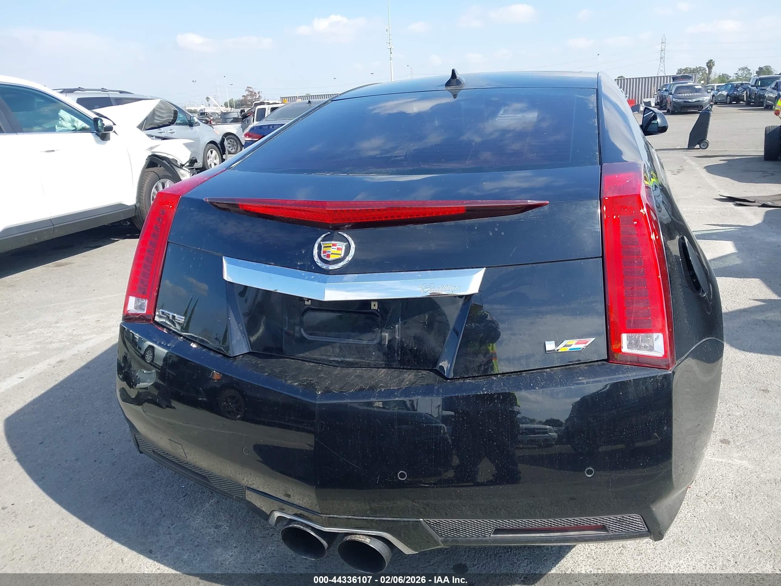 2013 Cadillac Cts-v   Black vin: 1G6DV1EP3D0107096