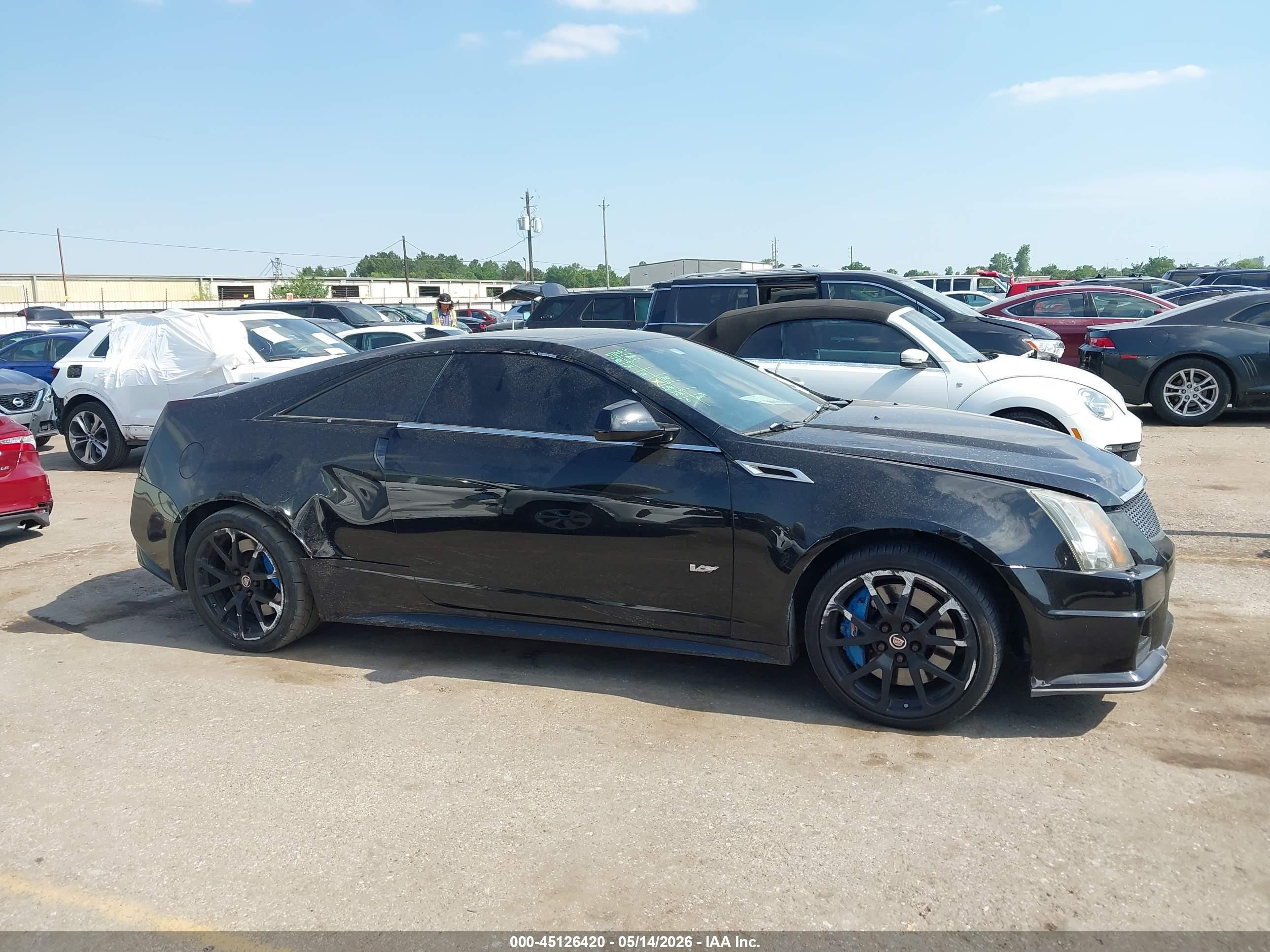 2011 Cadillac Cts-v   Black vin: 1G6DV1EP4B0121022
