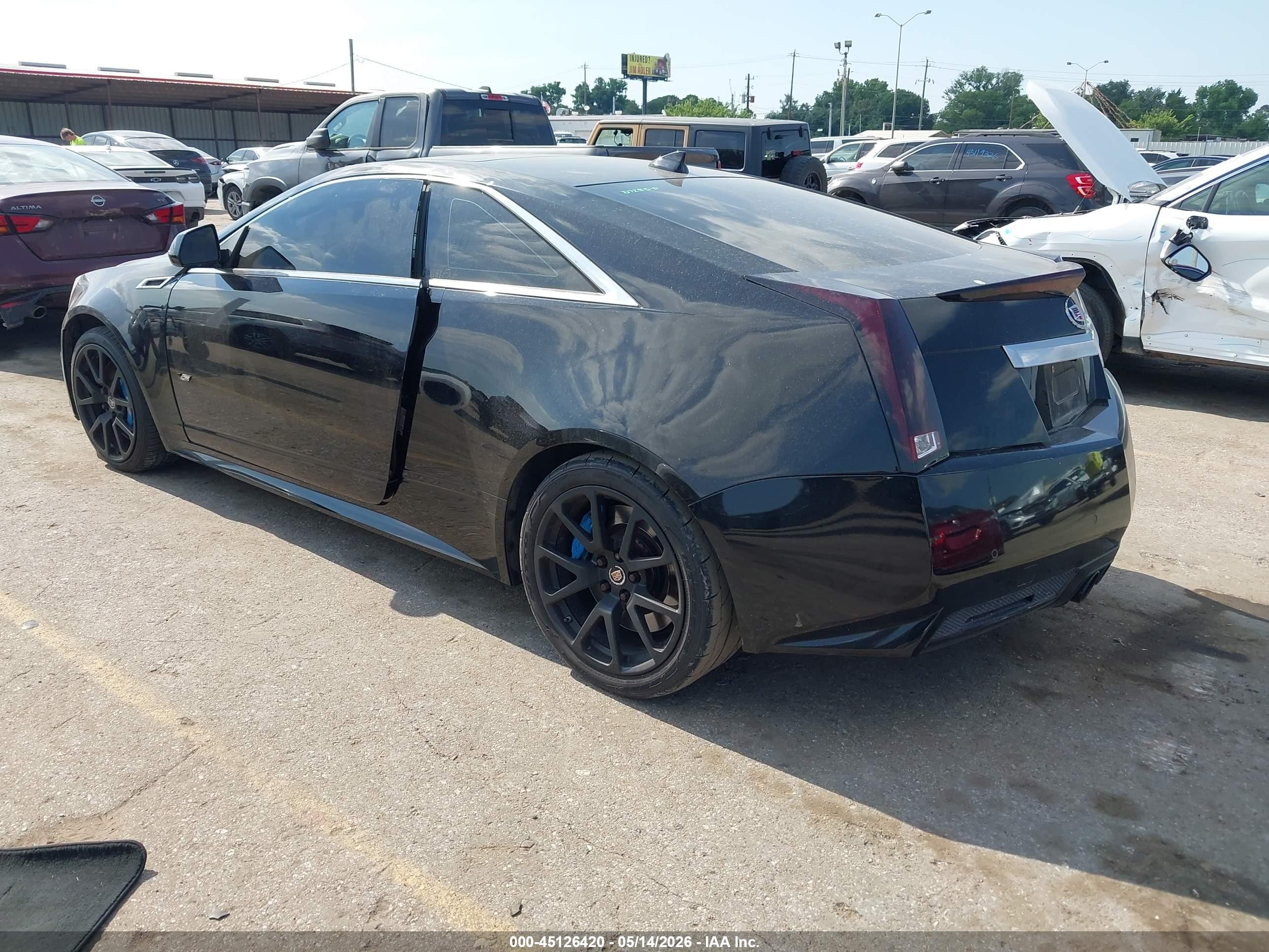 2011 Cadillac Cts-v   Black vin: 1G6DV1EP4B0121022