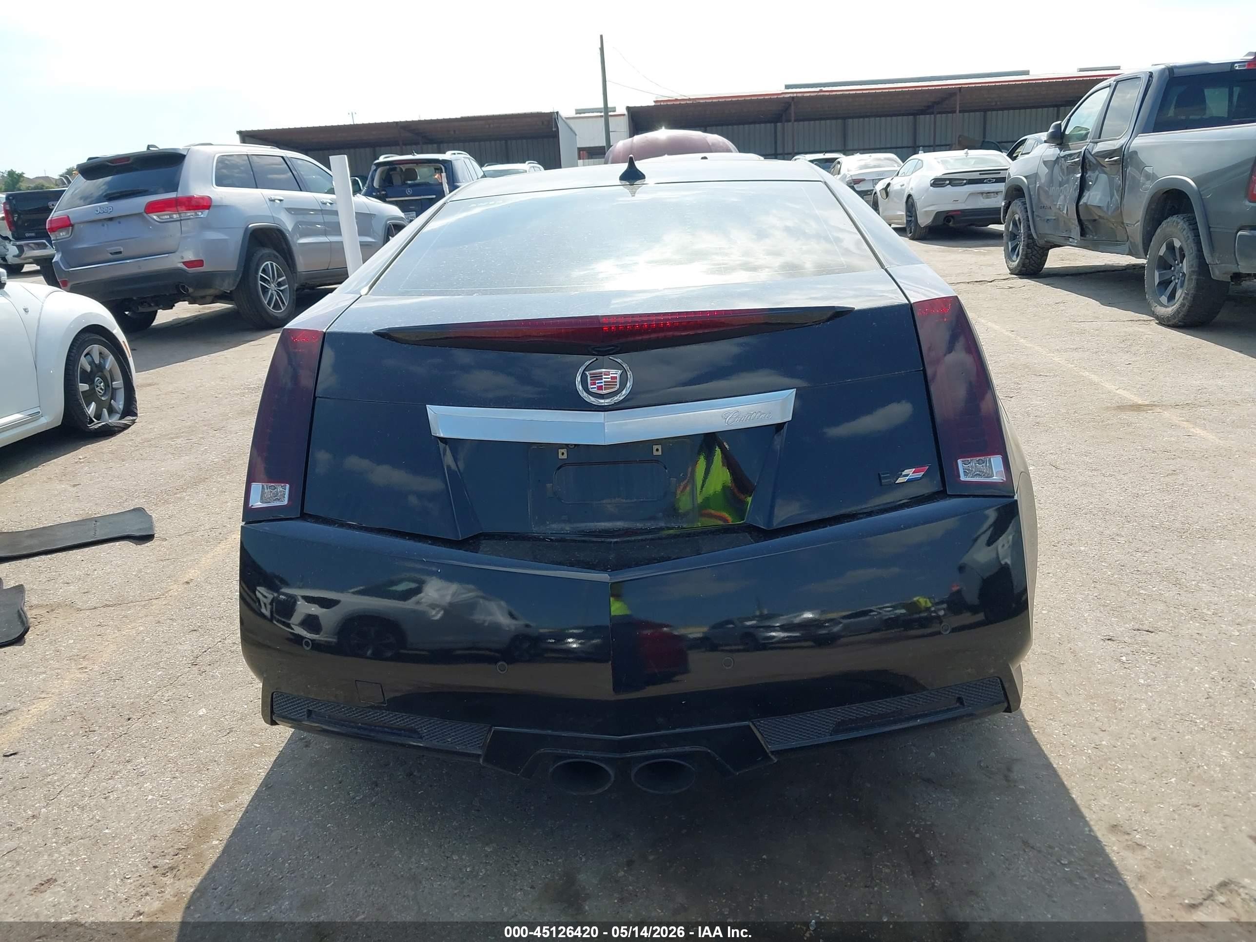 2011 Cadillac Cts-v   Black vin: 1G6DV1EP4B0121022