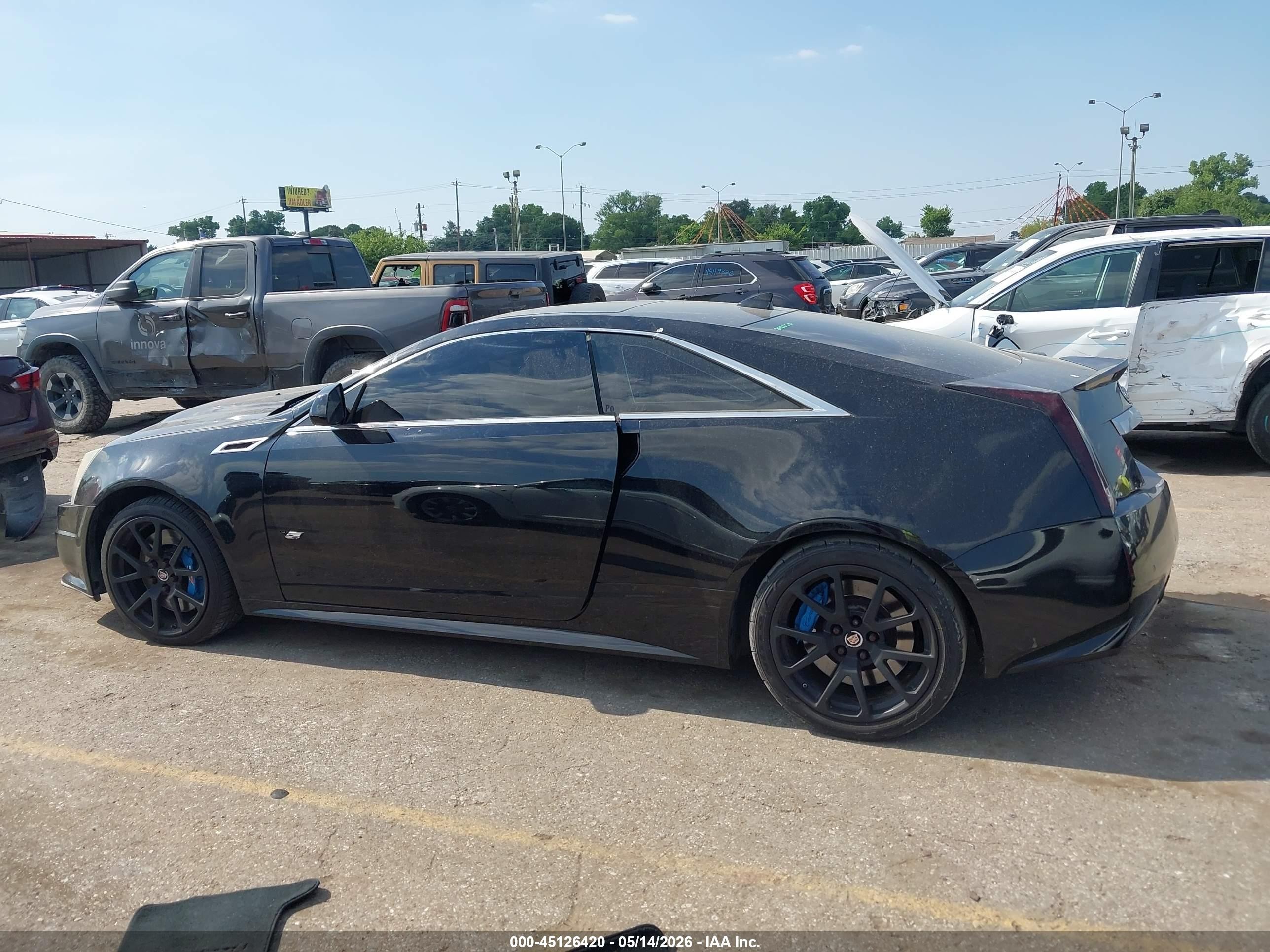 2011 Cadillac Cts-v   Black vin: 1G6DV1EP4B0121022