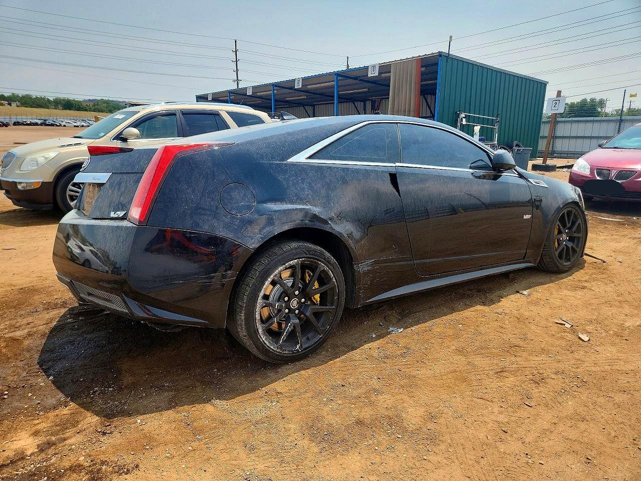 2014 Cadillac Cts-v Black vin: 1G6DV1EP4E0142327