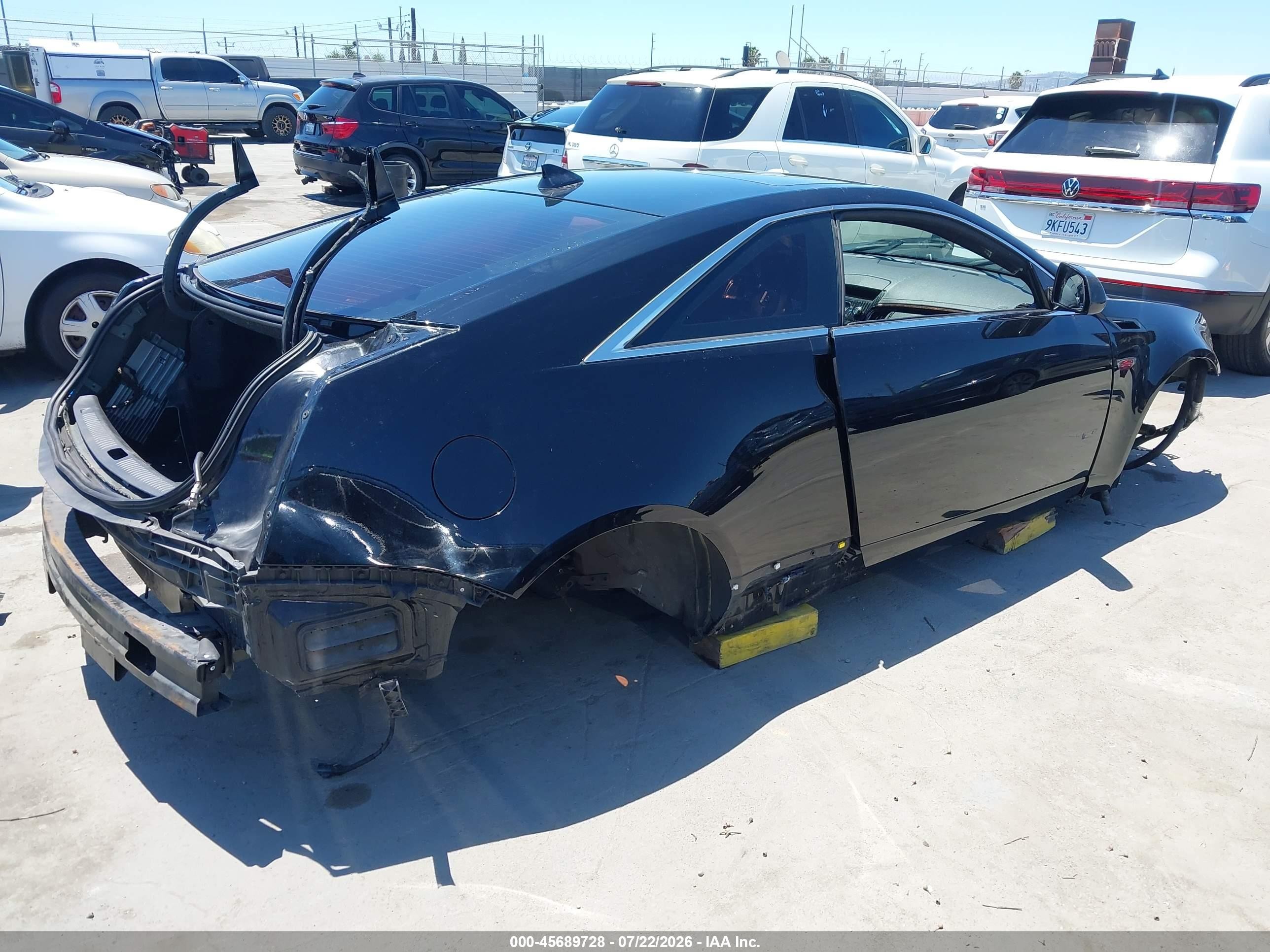 2011 Cadillac Cts-v   Black vin: 1G6DV1EP5B0112510