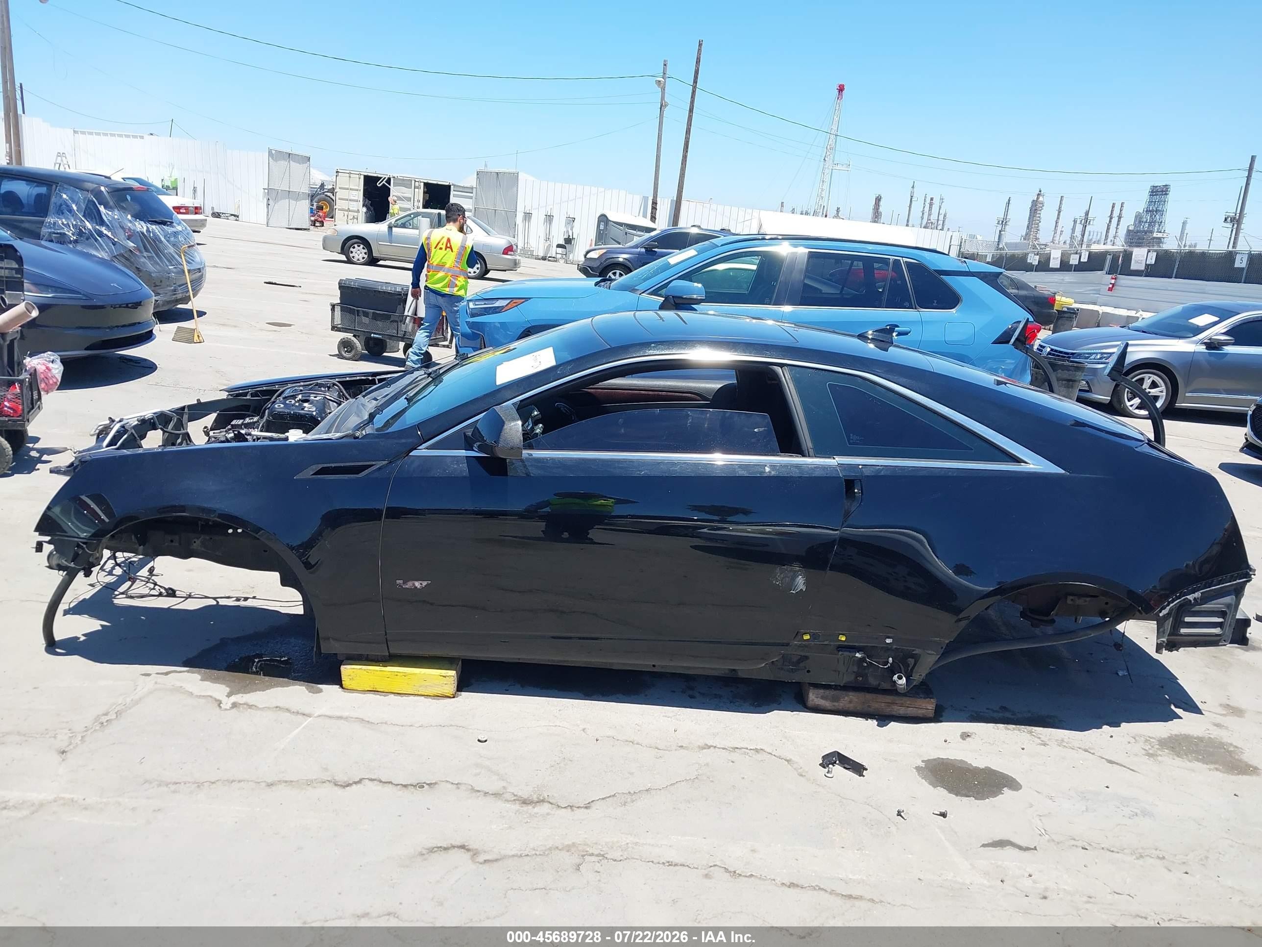 2011 Cadillac Cts-v   Black vin: 1G6DV1EP5B0112510