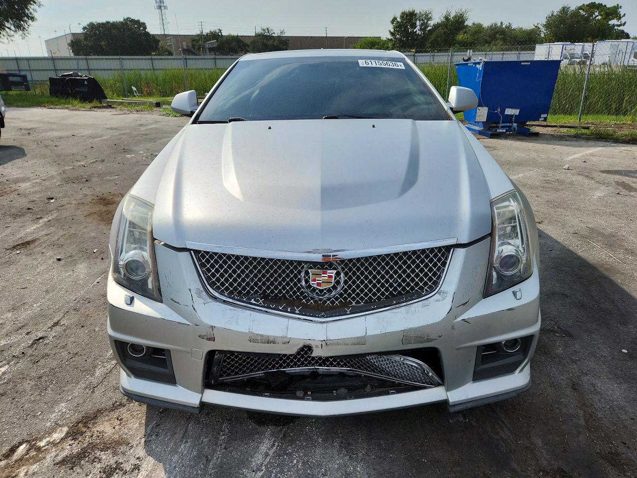 2013 Cadillac Cts-v Silver vin: 1G6DV1EP7D0155233