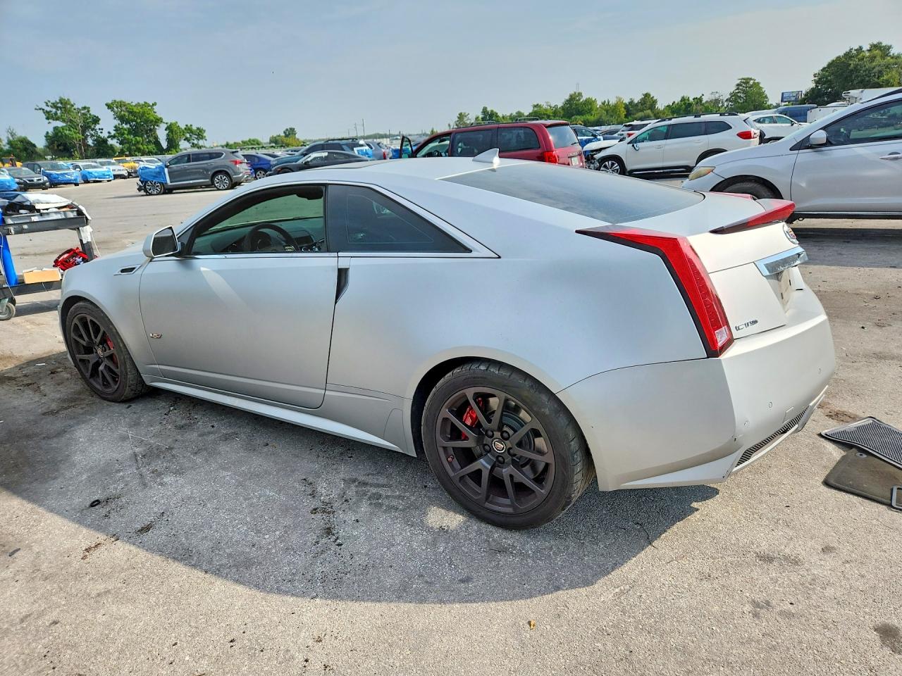 2013 Cadillac Cts-v Silver vin: 1G6DV1EP7D0155233