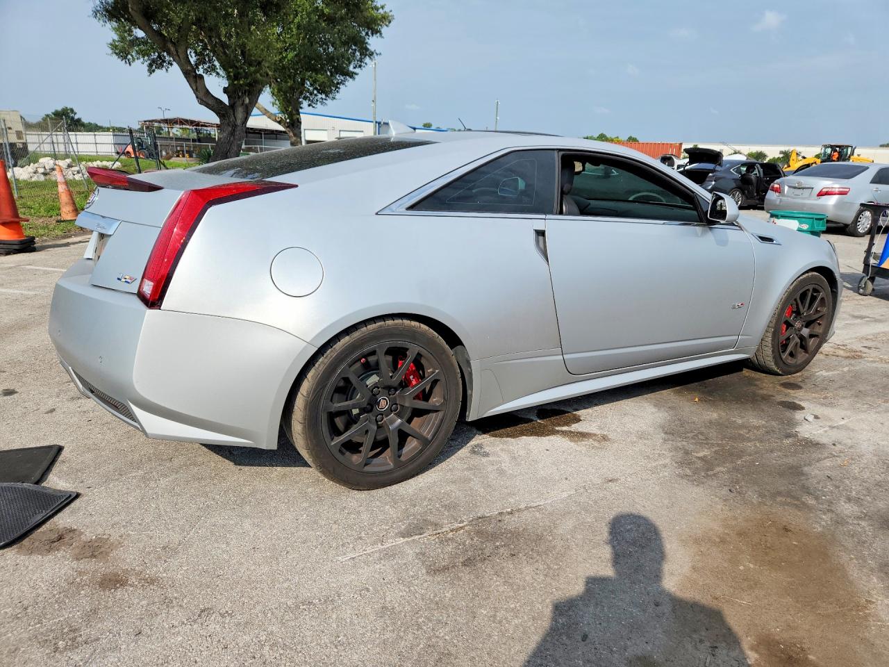 2013 Cadillac Cts-v Silver vin: 1G6DV1EP7D0155233