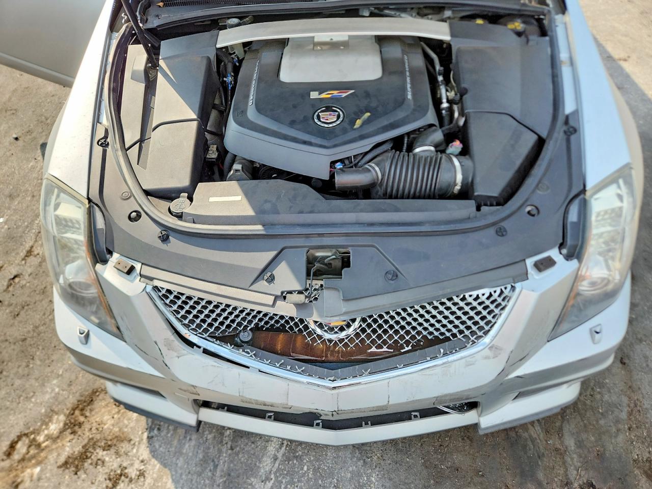 2013 Cadillac Cts-v Silver vin: 1G6DV1EP7D0155233