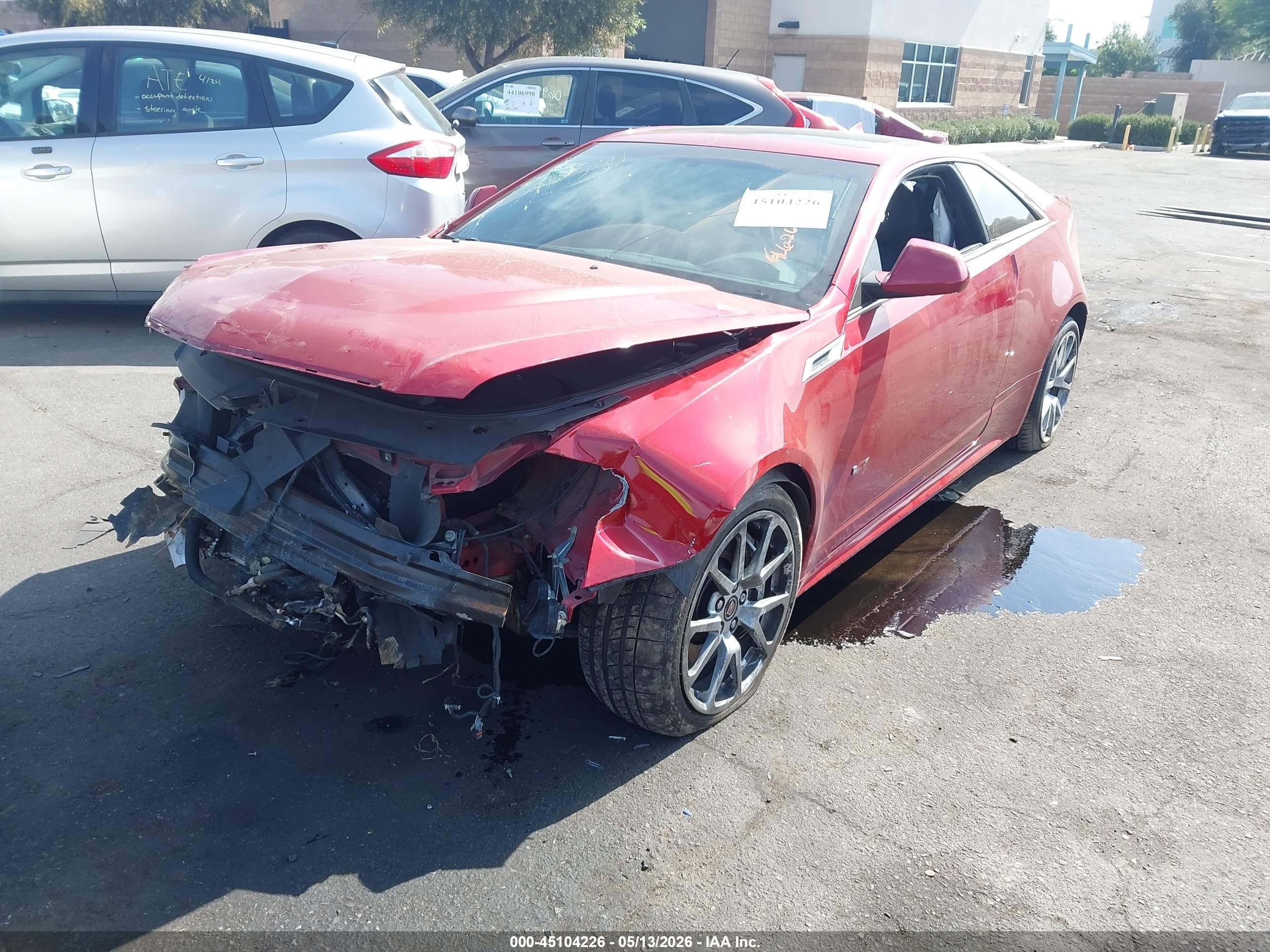 2011 Cadillac Cts-v   Burgundy vin: 1G6DV1EP8B0125946