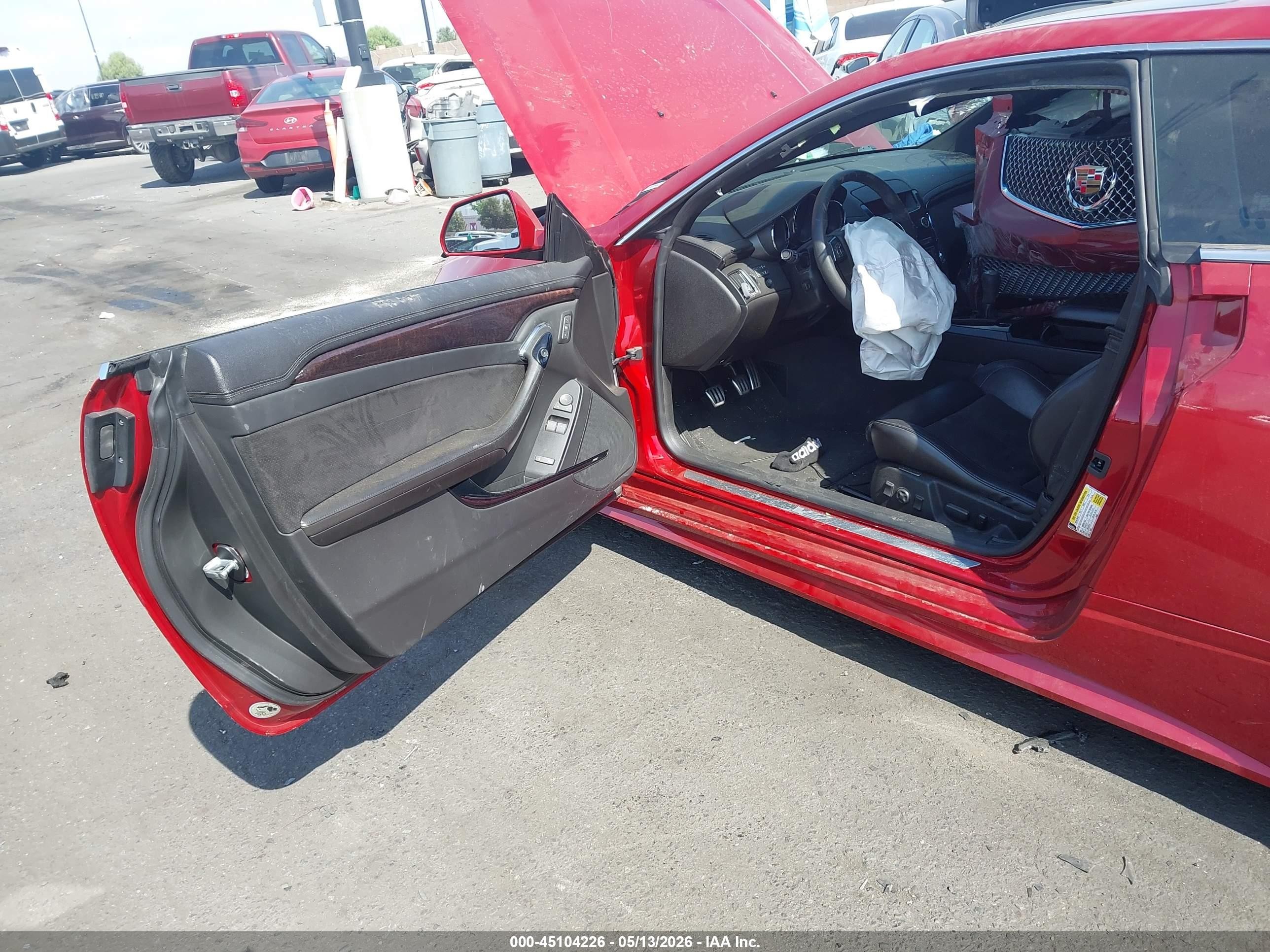 2011 Cadillac Cts-v   Burgundy vin: 1G6DV1EP8B0125946