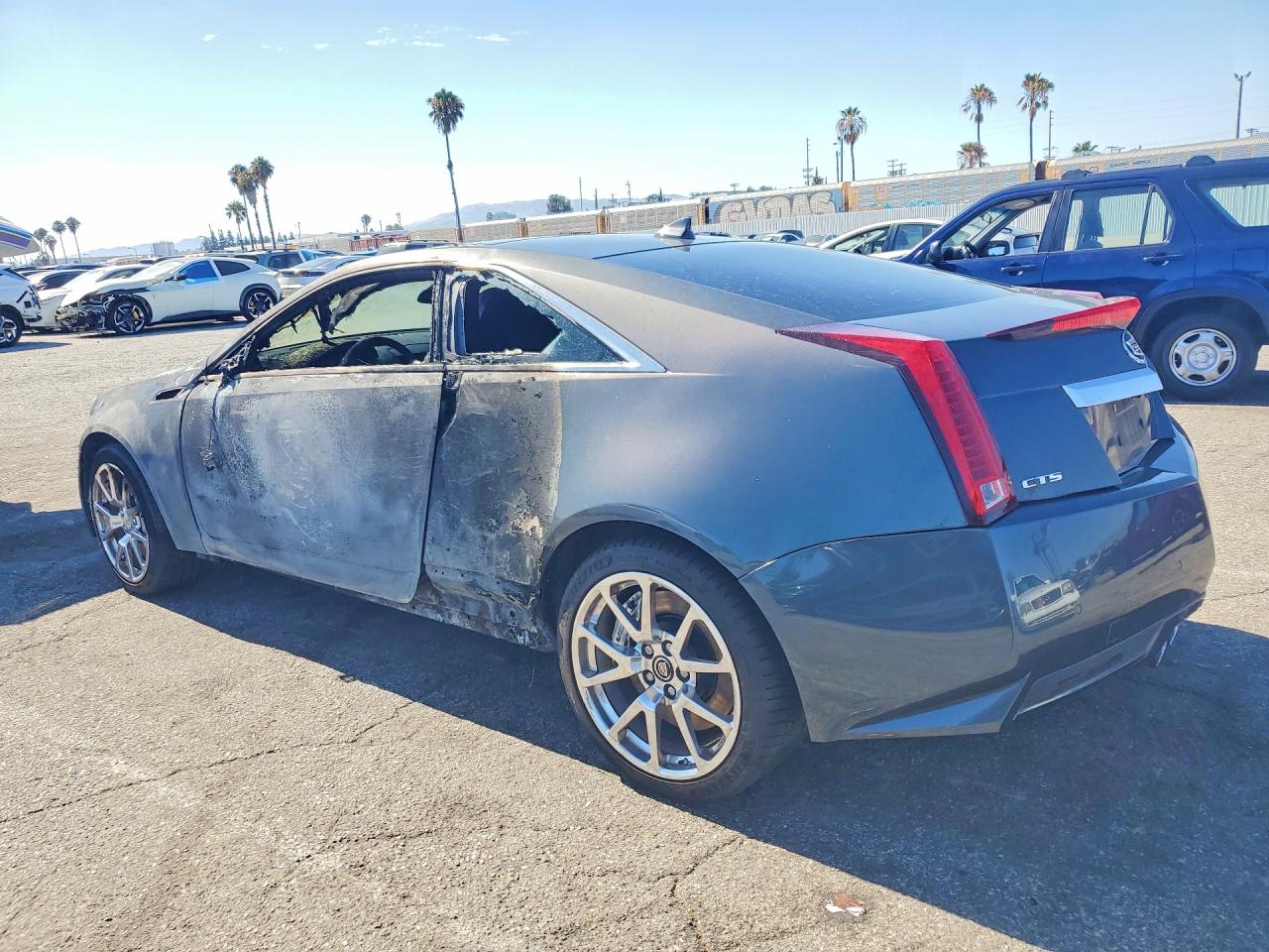 2011 Cadillac Cts-v Серый vin: 1G6DV1EPXB0103544