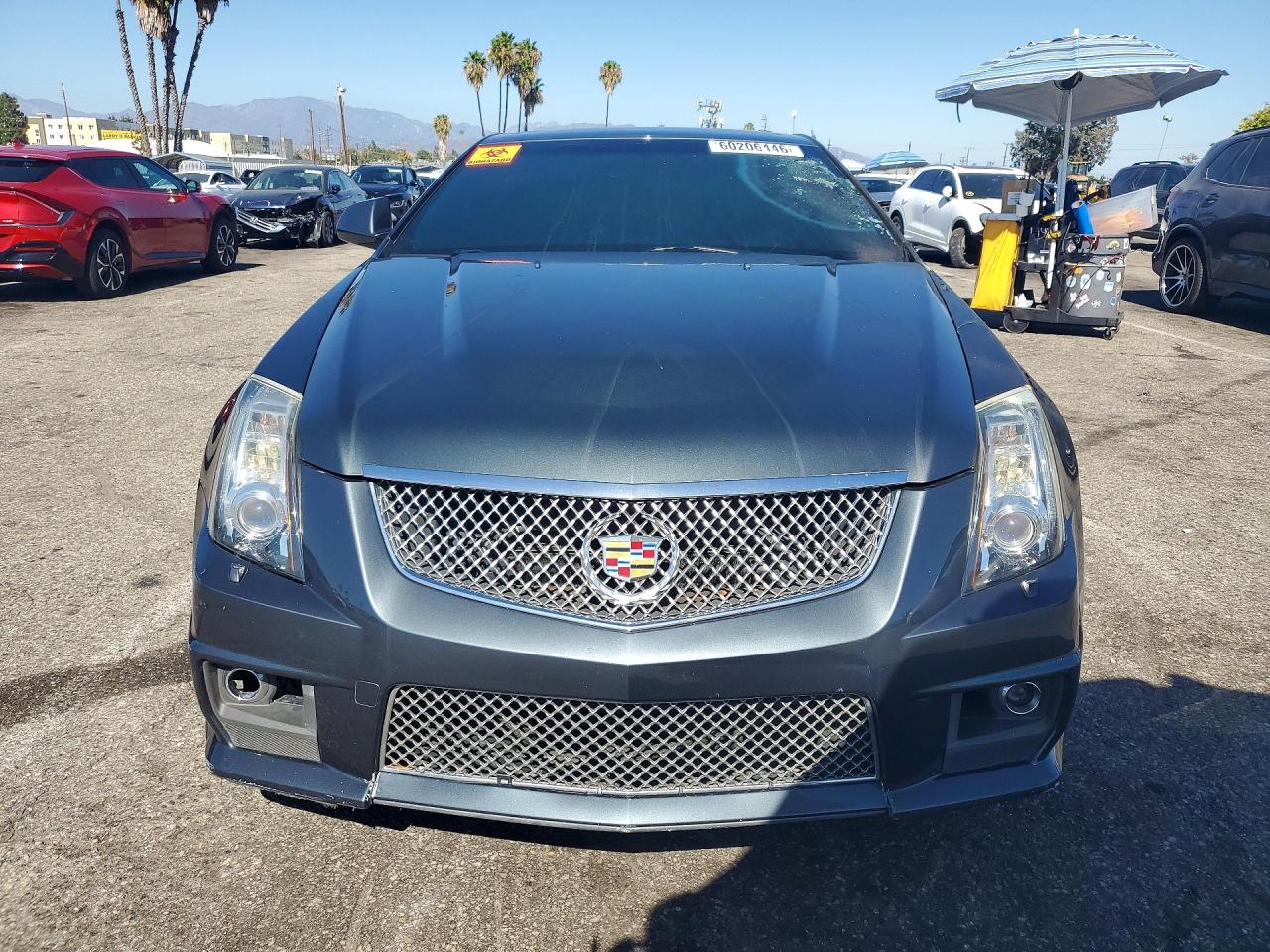 2011 Cadillac Cts-v Серый vin: 1G6DV1EPXB0103544