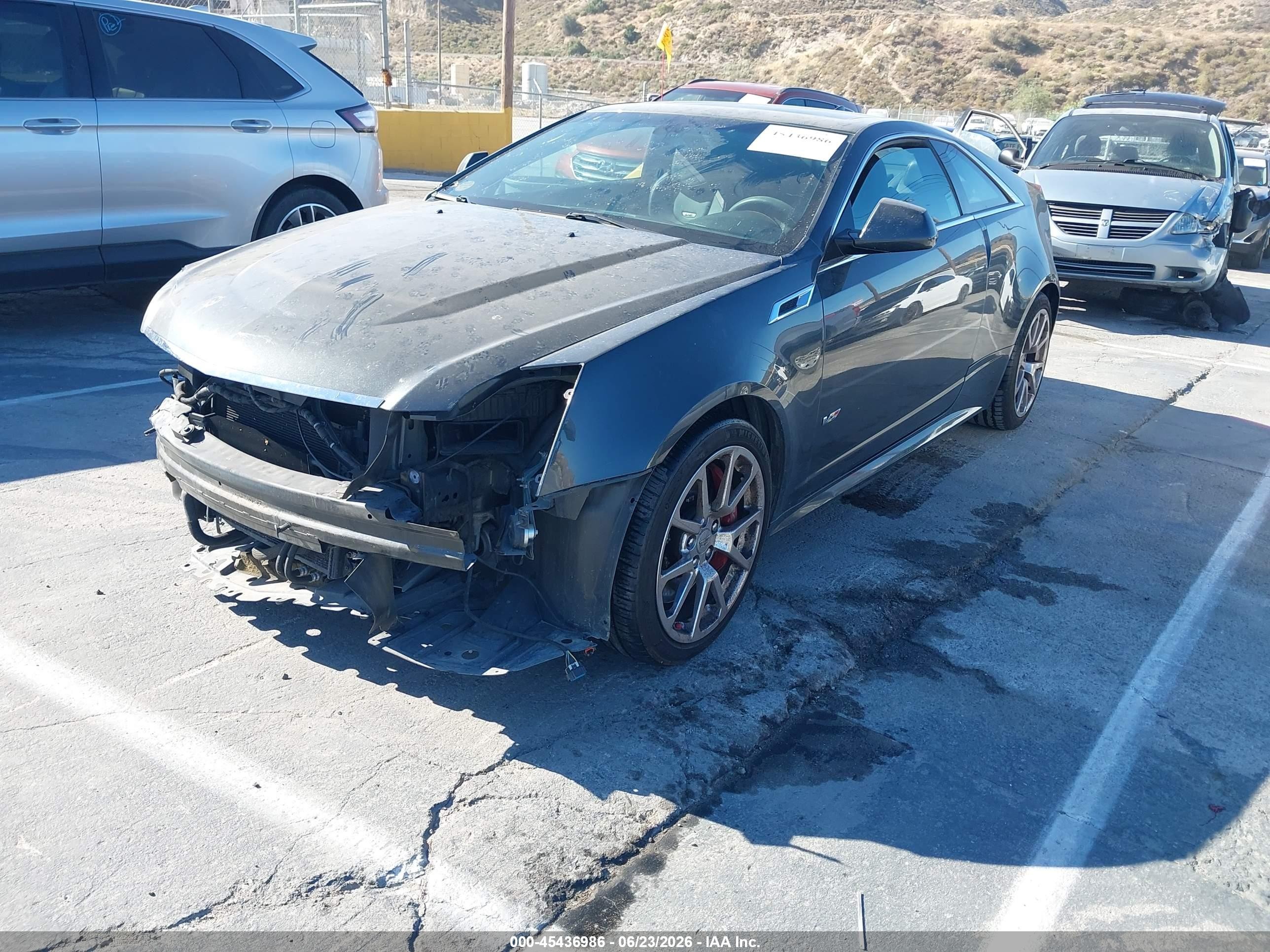 2015 Cadillac Cts-v   Gray vin: 1G6DV1EPXF0100441