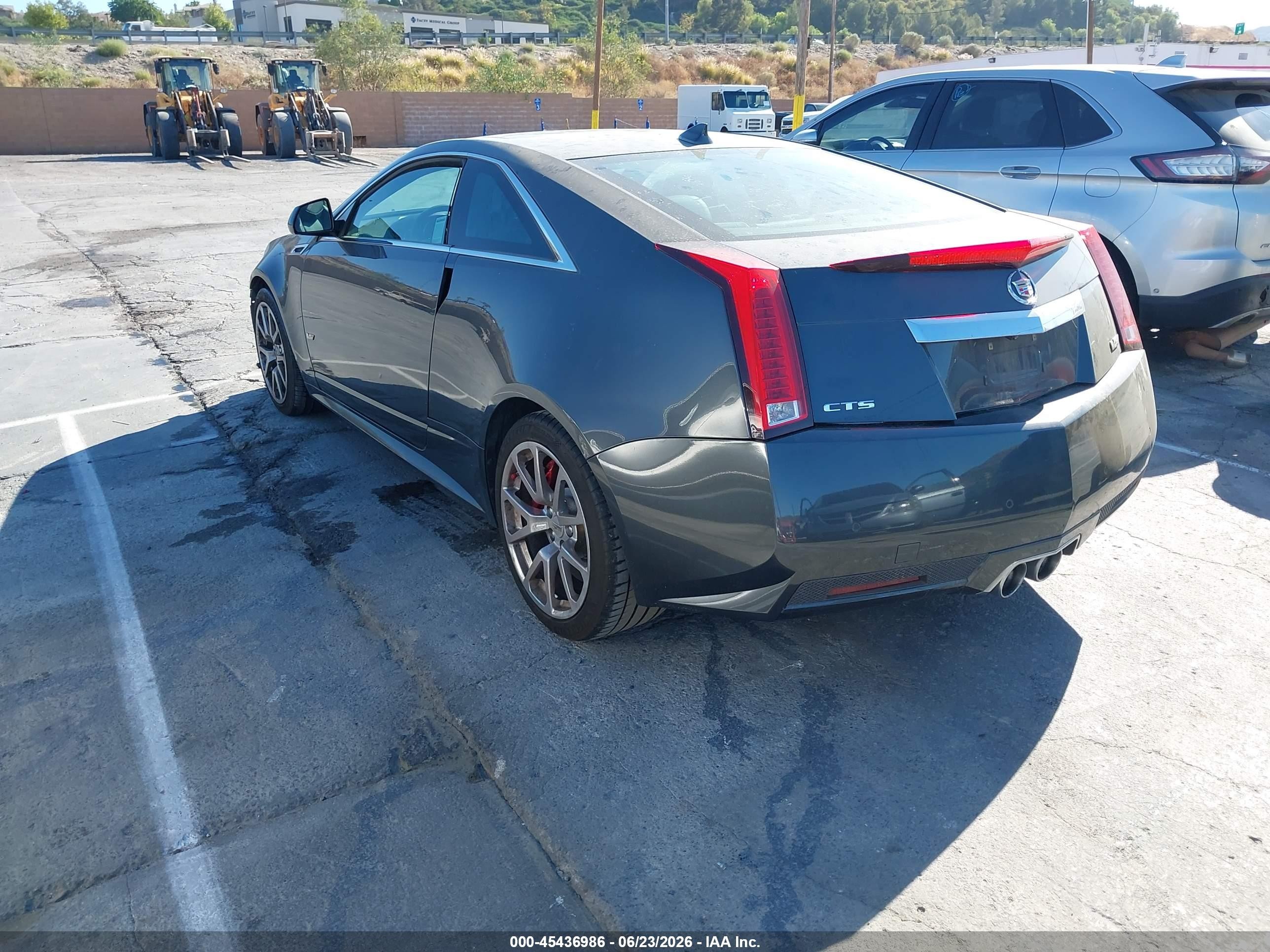 2015 Cadillac Cts-v   Gray vin: 1G6DV1EPXF0100441