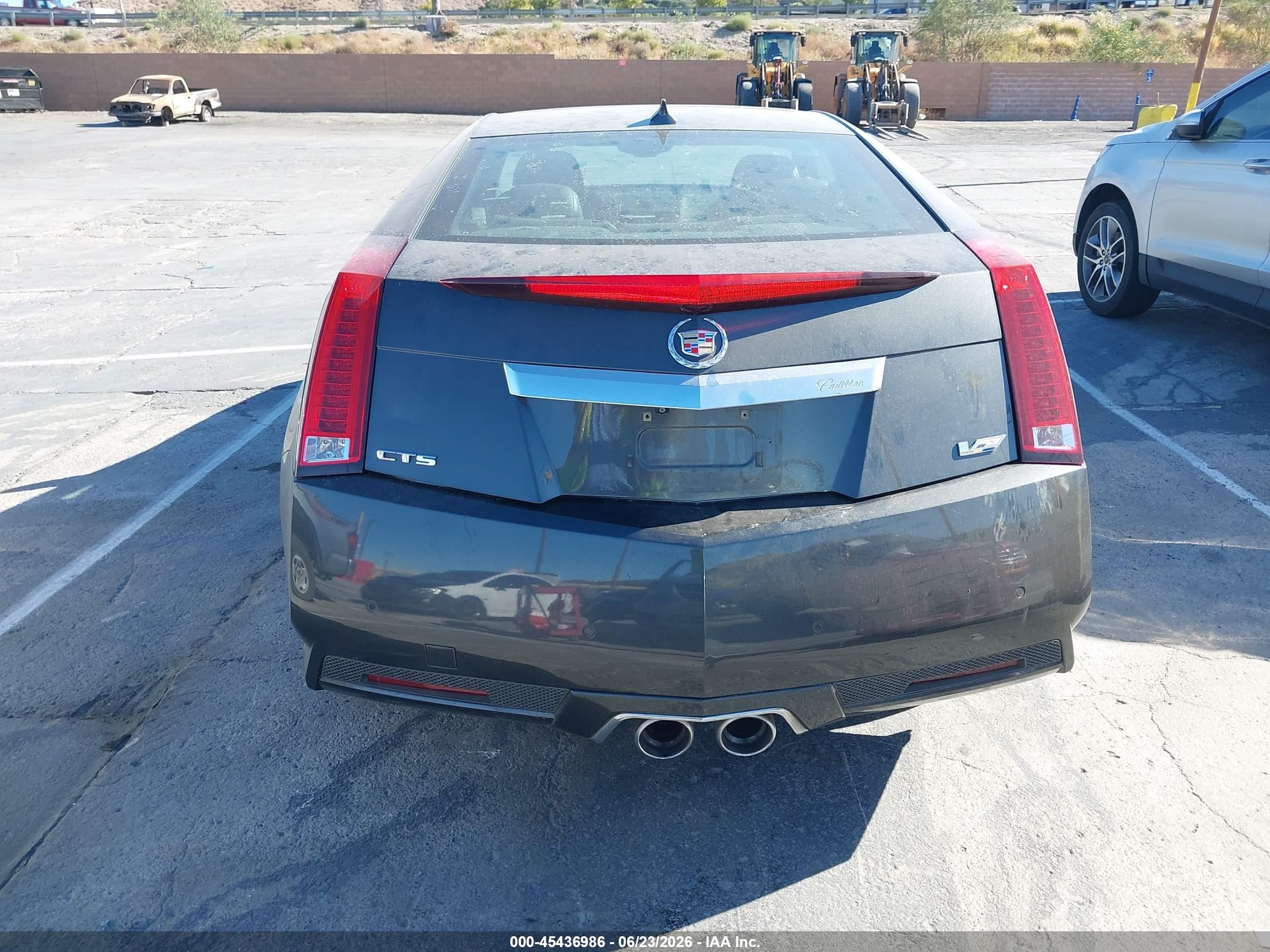 2015 Cadillac Cts-v   Gray vin: 1G6DV1EPXF0100441