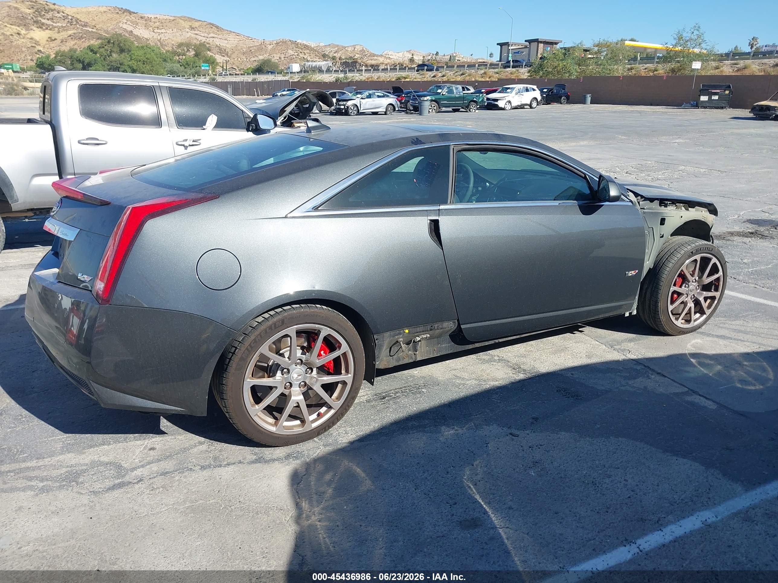 2015 Cadillac Cts-v   Gray vin: 1G6DV1EPXF0100441