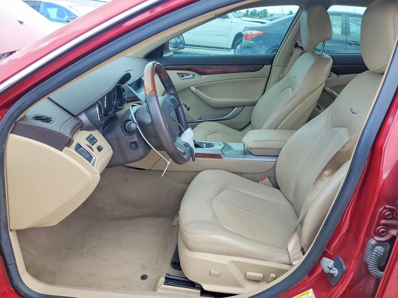 2009 Cadillac Cts Red vin: 1G6DV57V090151518