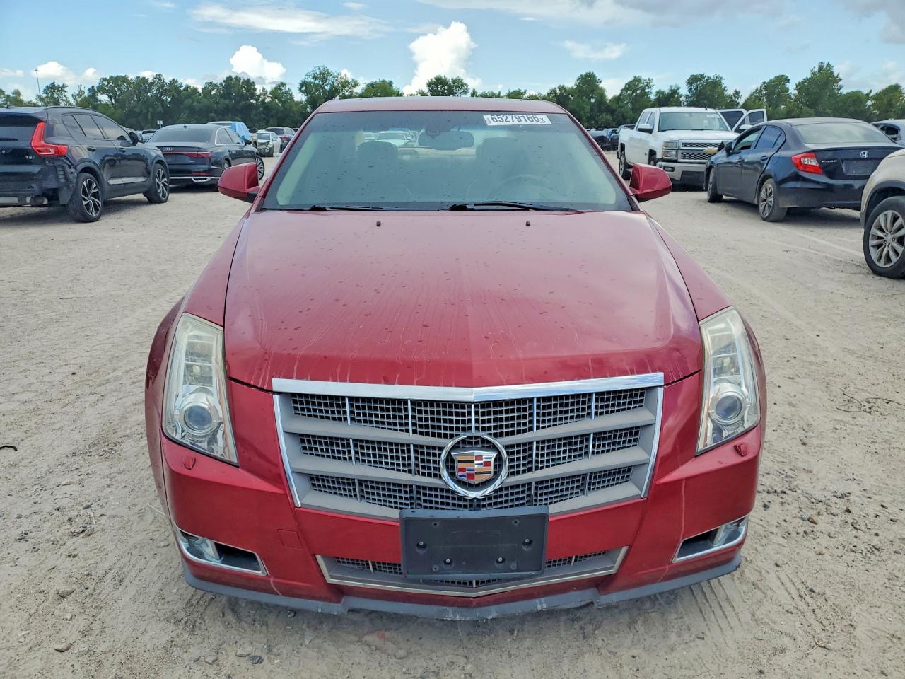 2009 Cadillac Cts Red vin: 1G6DV57V090151518