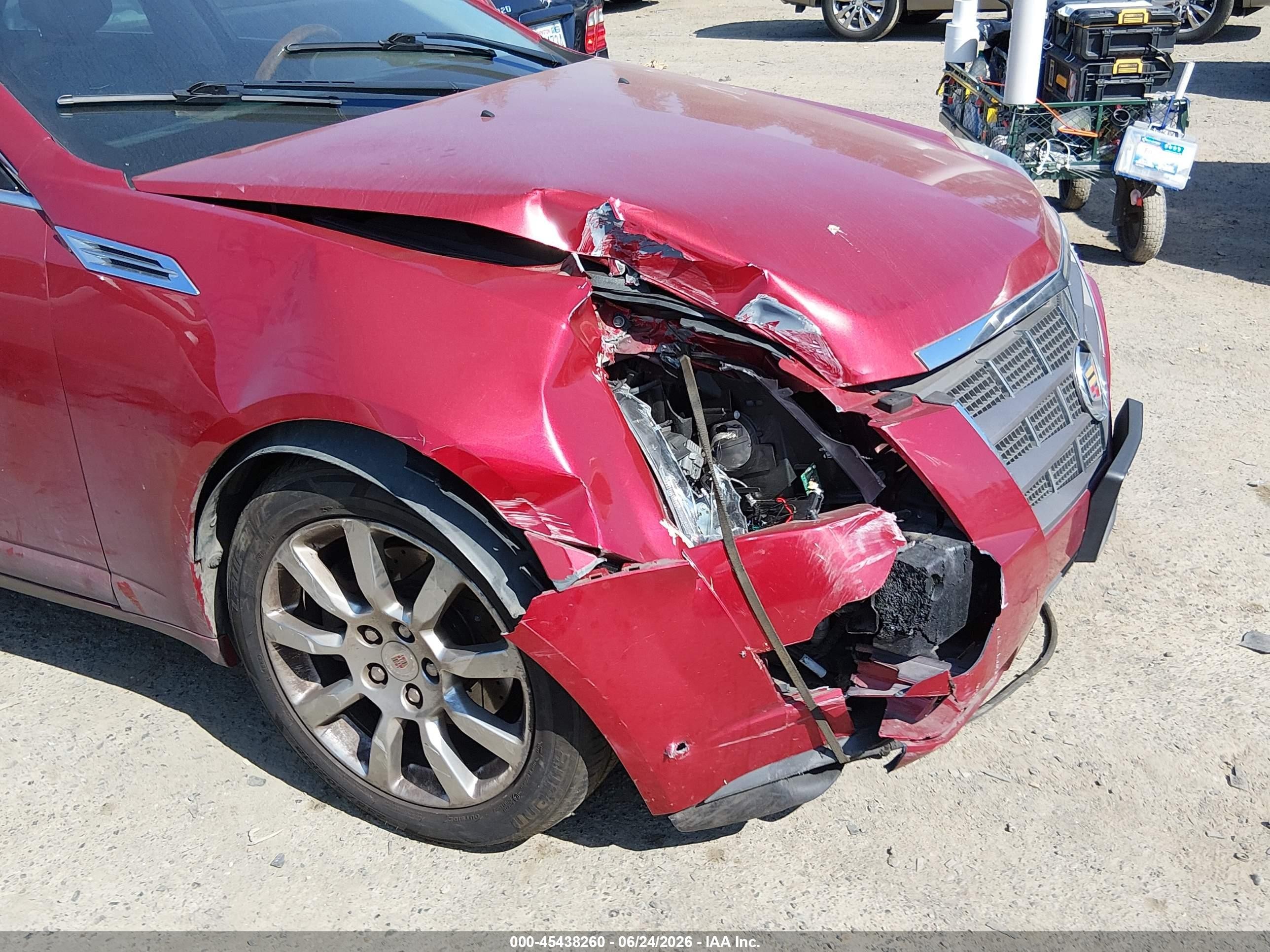 2008 Cadillac Cts Standard Burgundy vin: 1G6DV57V180134385