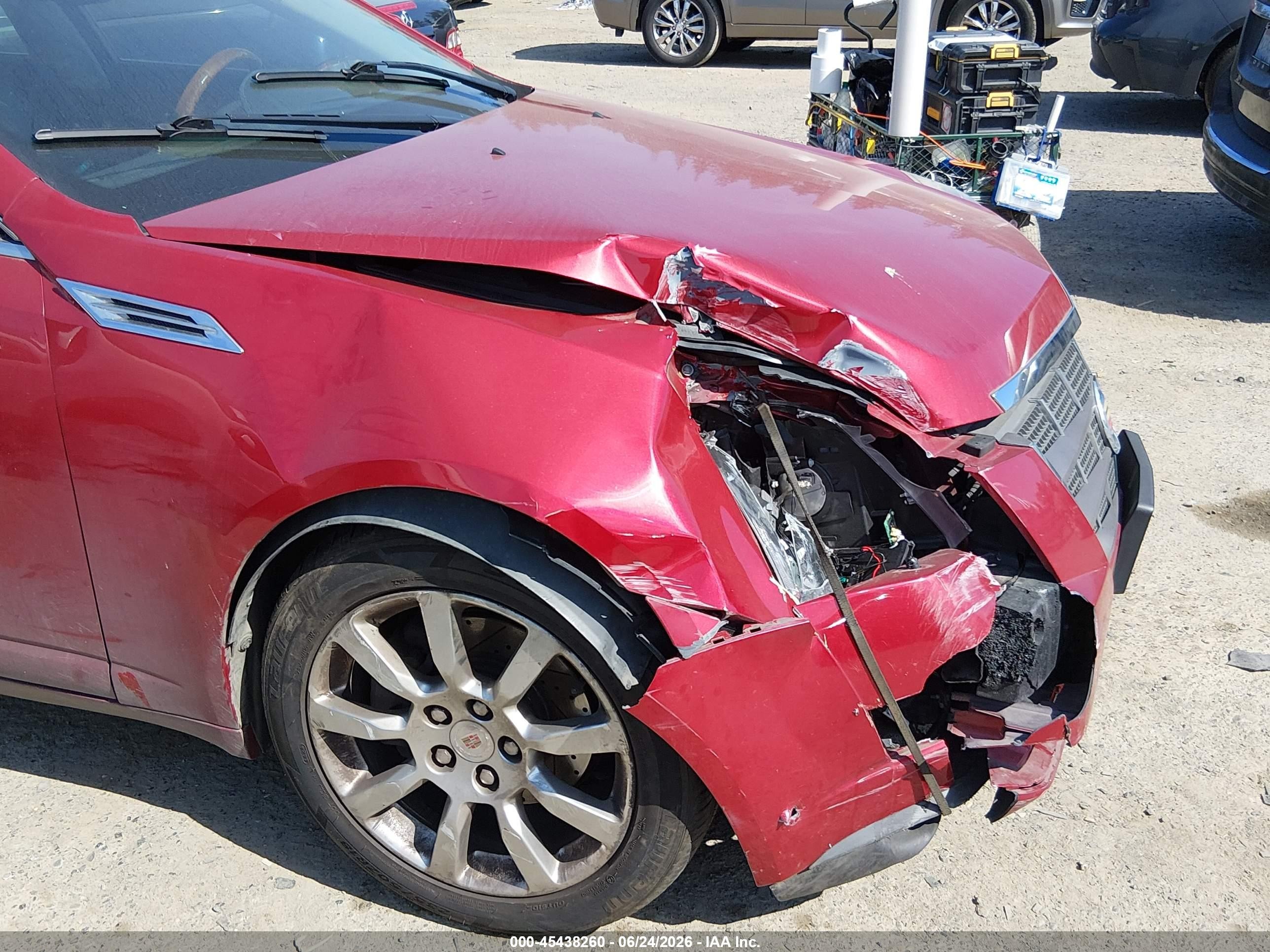 2008 Cadillac Cts Standard Burgundy vin: 1G6DV57V180134385