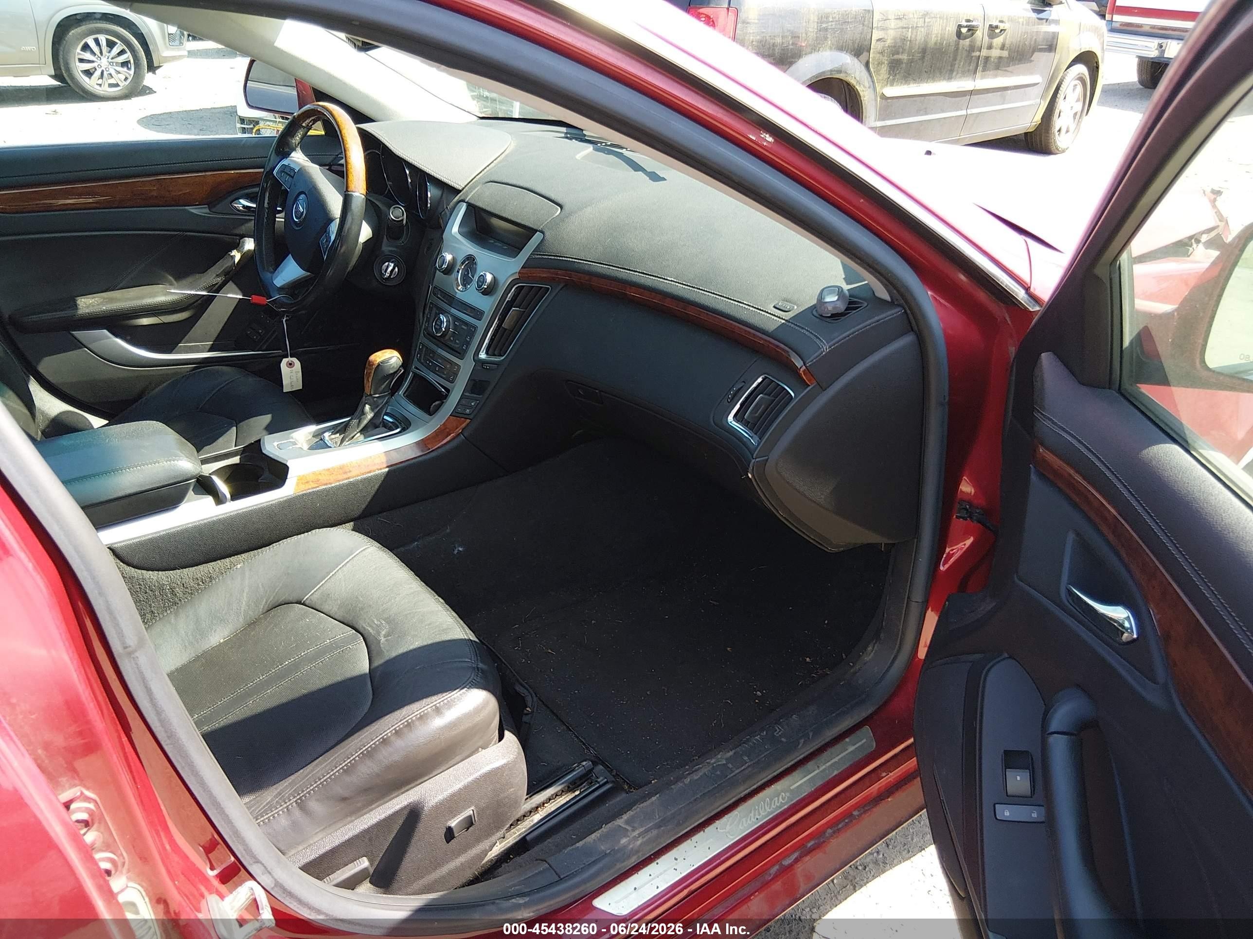 2008 Cadillac Cts Standard Burgundy vin: 1G6DV57V180134385