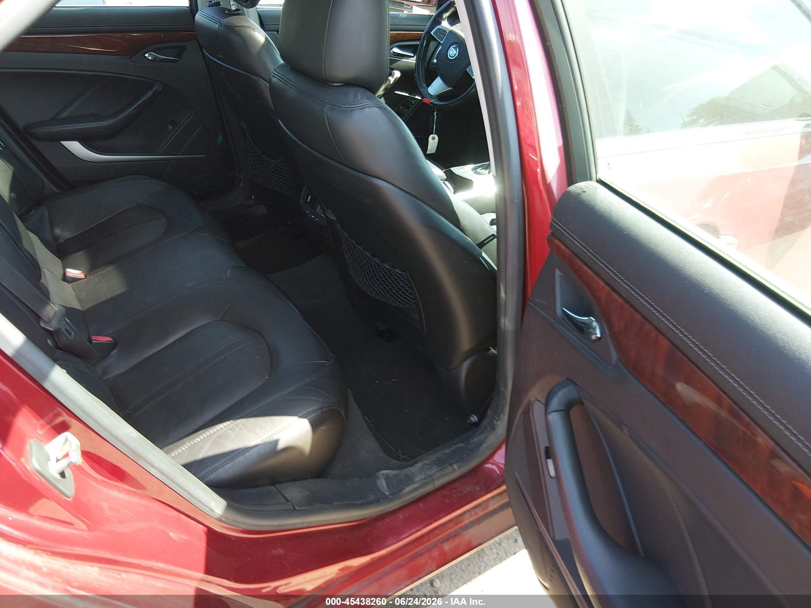 2008 Cadillac Cts Standard Burgundy vin: 1G6DV57V180134385