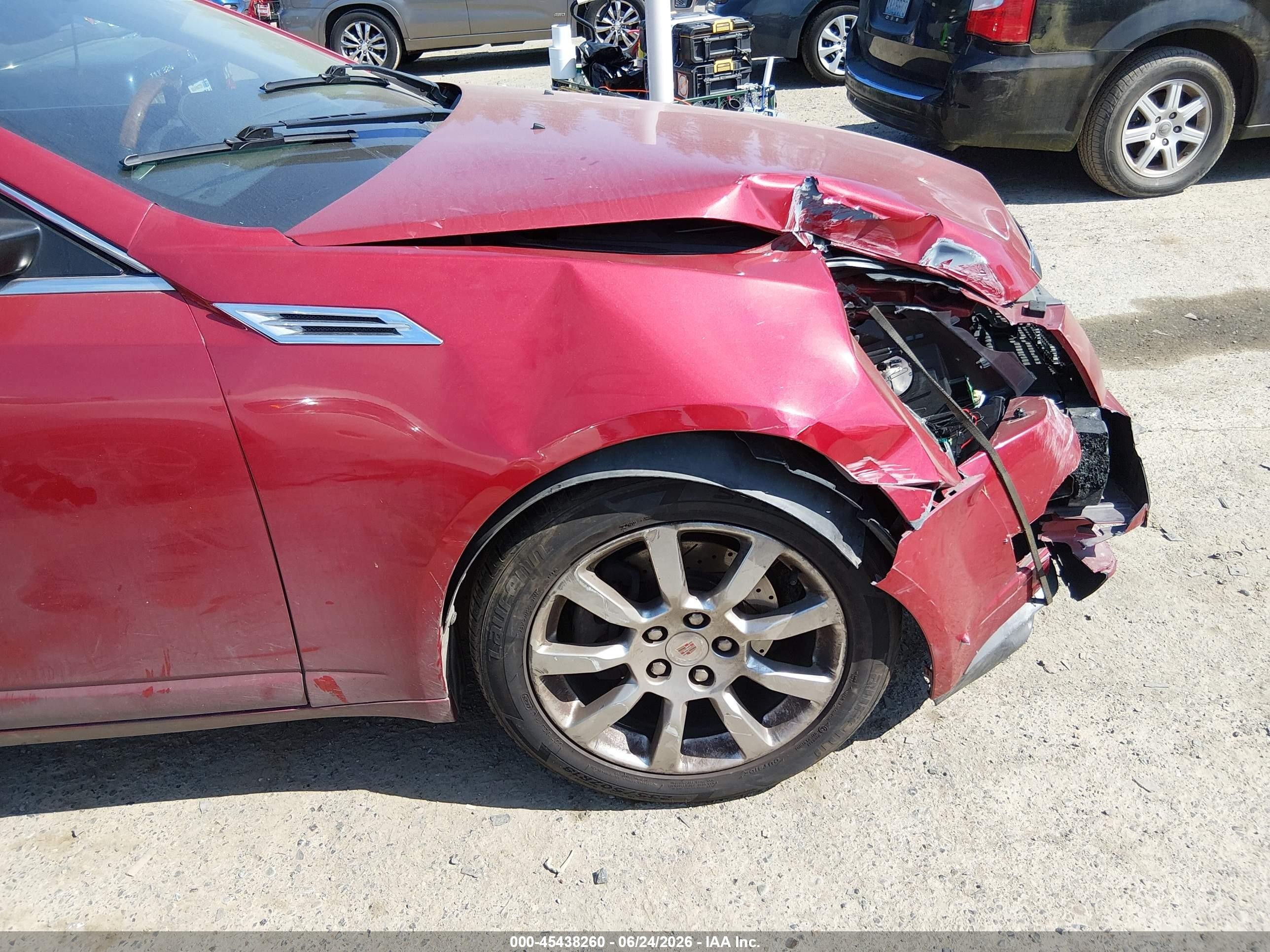 2008 Cadillac Cts Standard Burgundy vin: 1G6DV57V180134385