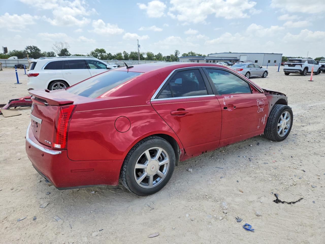 2008 Cadillac Cts Hi Feature V6 Красный vin: 1G6DV57V180136766