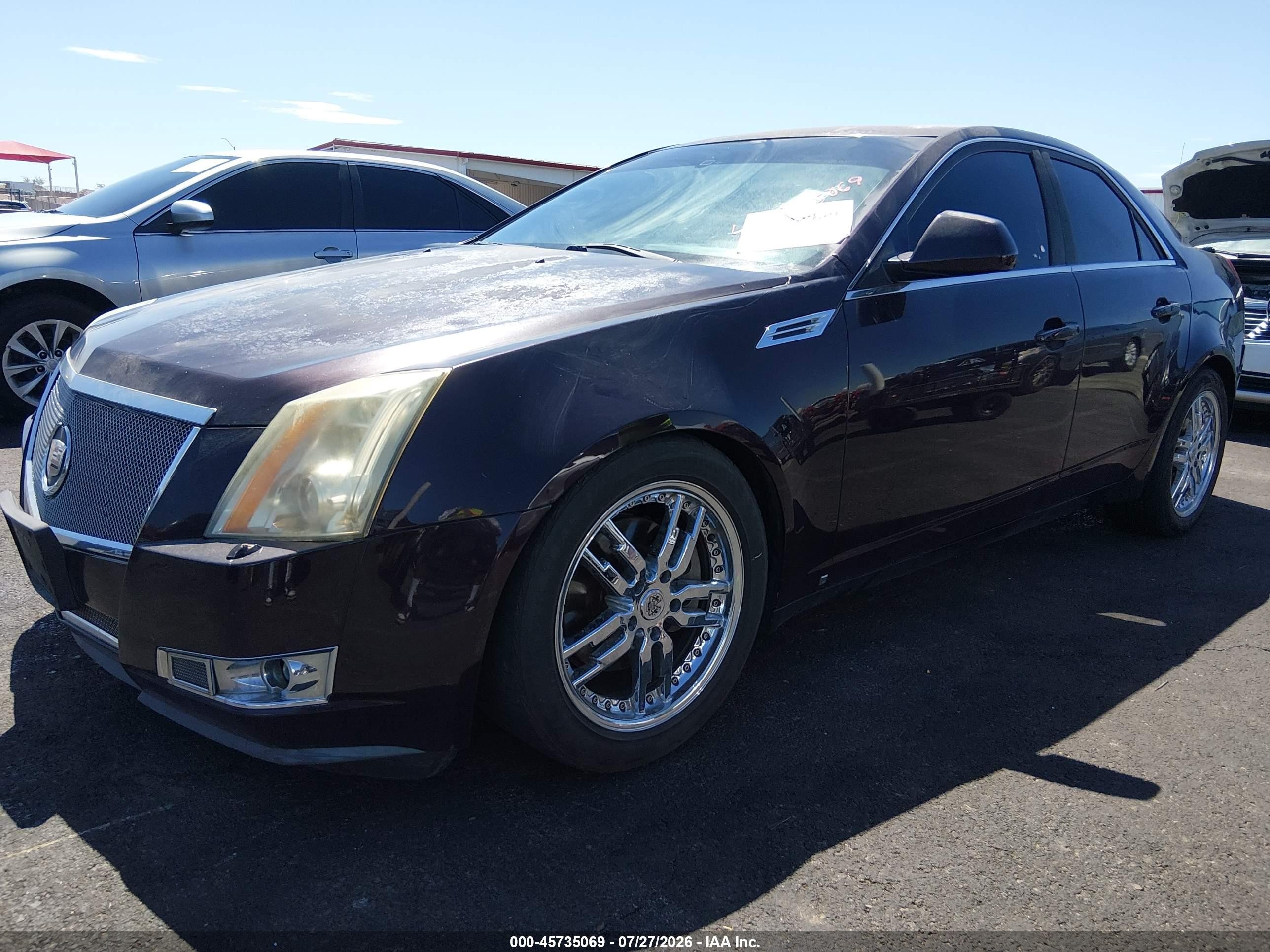 2009 Cadillac Cts Rwd W/1sb Purple vin: 1G6DV57V190170448