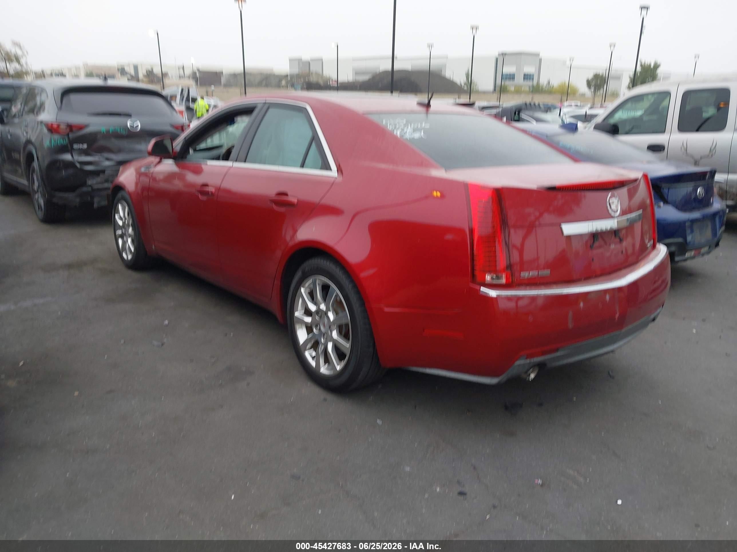 2008 Cadillac Cts Rwd W/1sb Красный vin: 1G6DV57V280145895