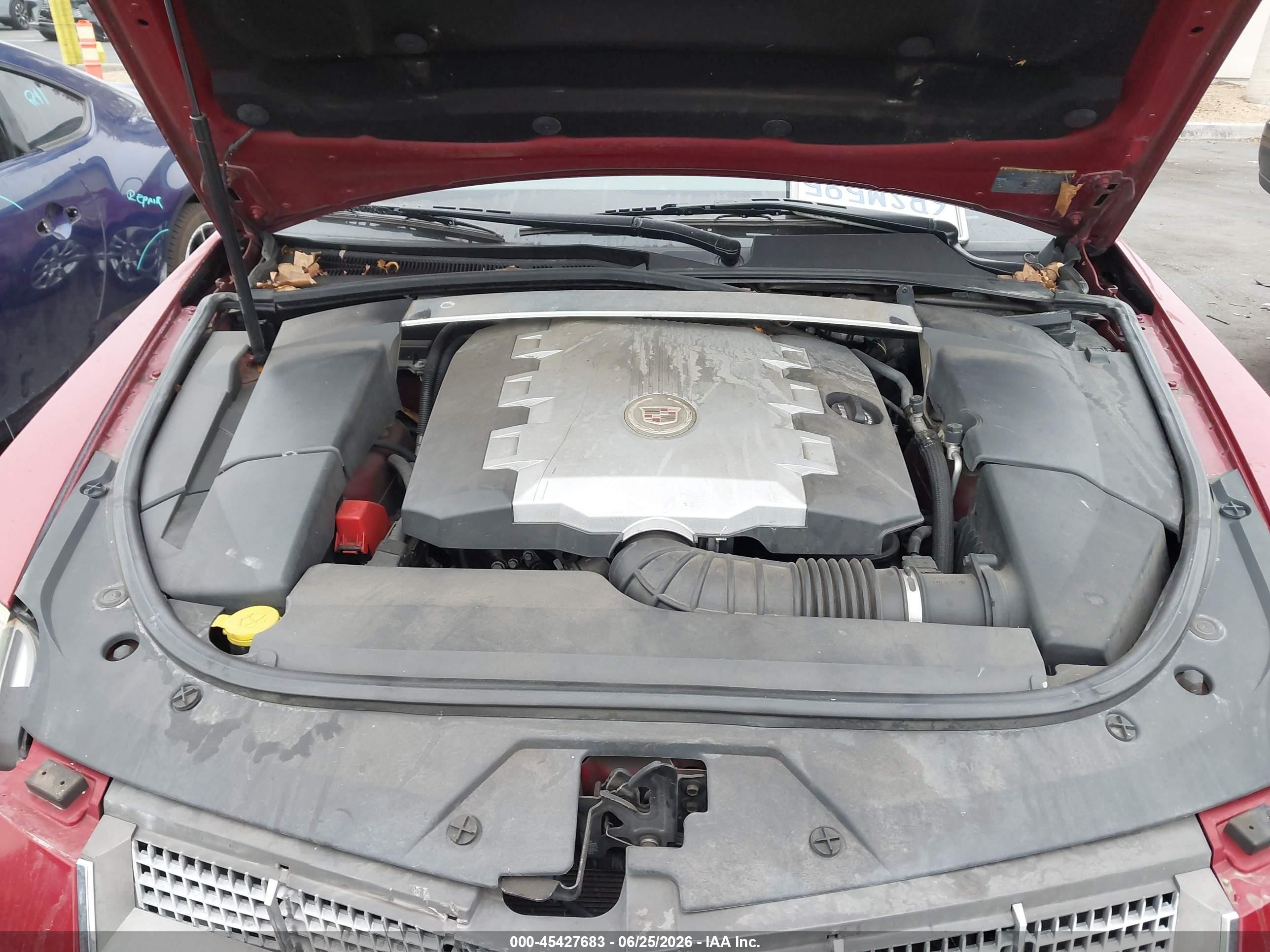 2008 Cadillac Cts Rwd W/1sb Красный vin: 1G6DV57V280145895