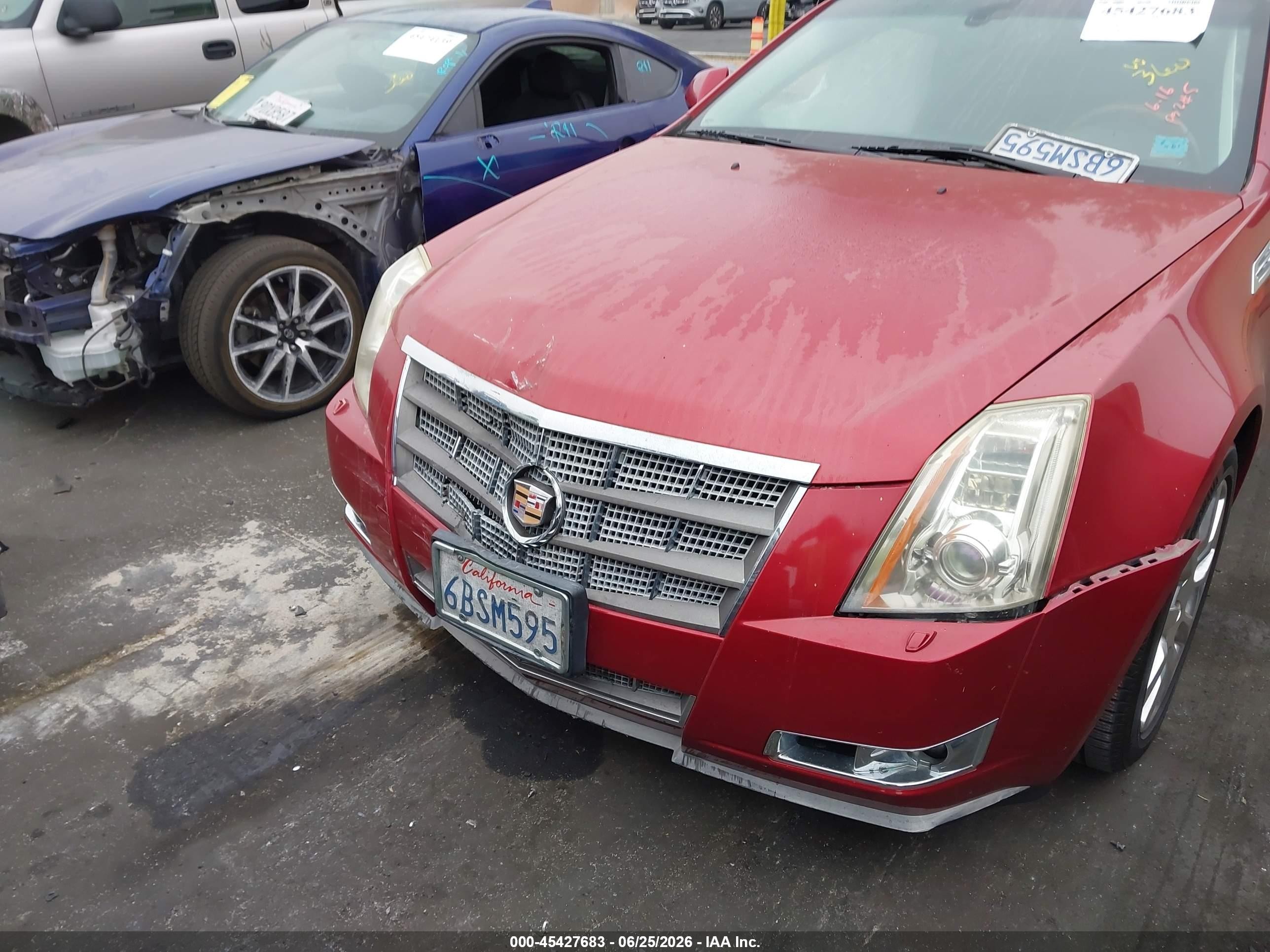 2008 Cadillac Cts Rwd W/1sb Красный vin: 1G6DV57V280145895
